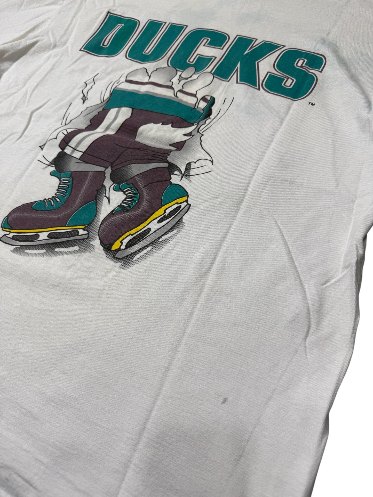 Vintage Mighty Ducks Nutmeg NHL Disney Tshirt Made in USA