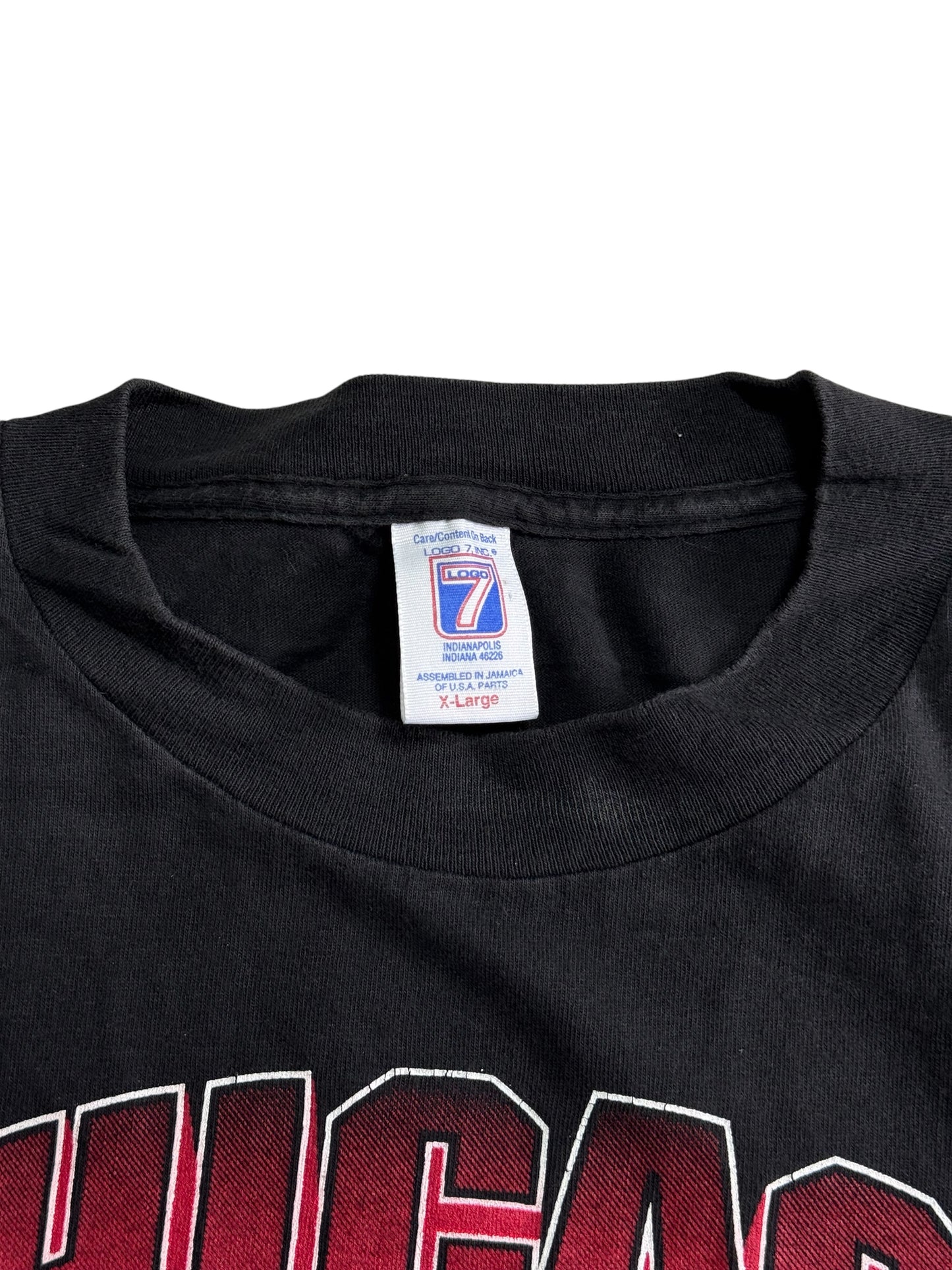 Vintage Chicago Bulls Tshirt Big Logo NBA 1990s