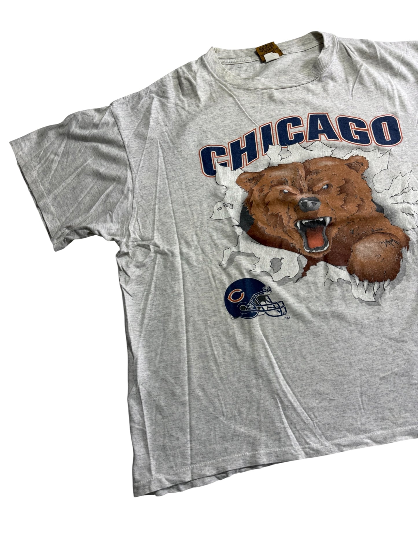 Vintage Chicago Bears Tshirt Nutmeg 1993 NFL Made in USA