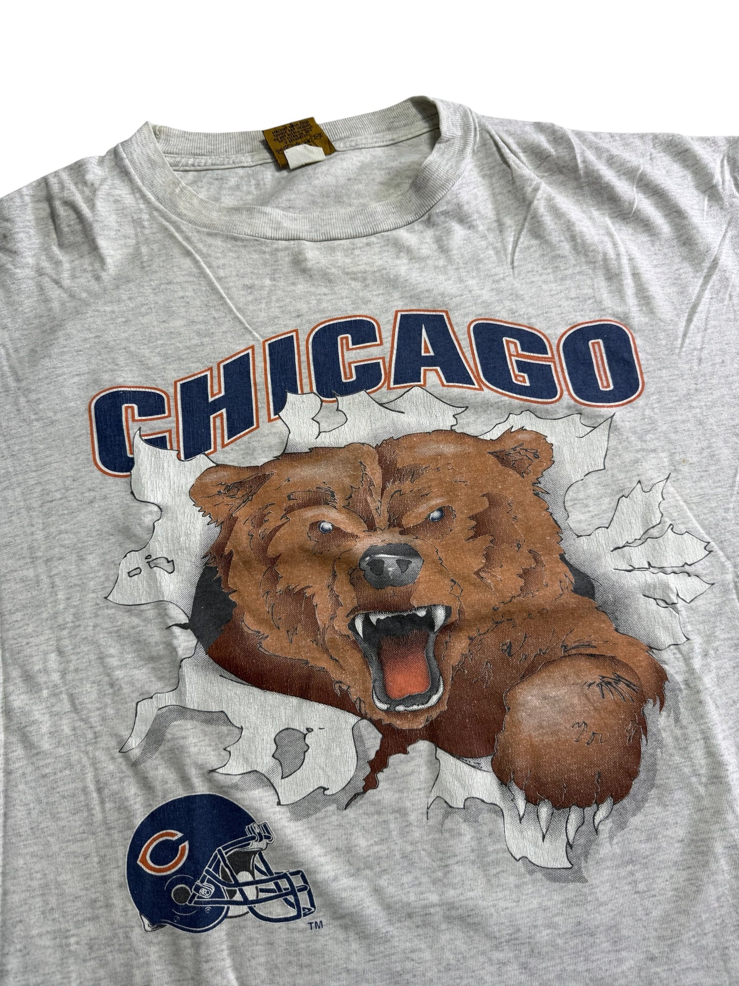 Vintage Chicago Bears Tshirt Nutmeg 1993 NFL Made in USA