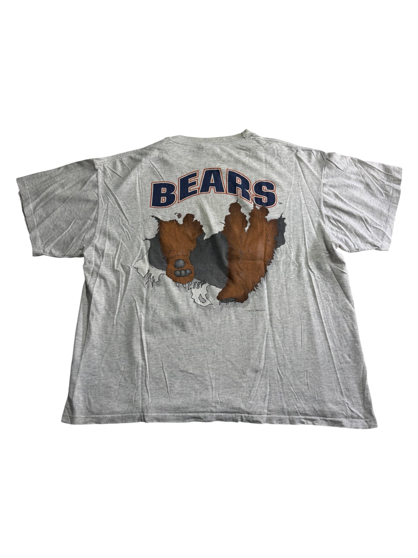 Vintage Chicago Bears Tshirt Nutmeg 1993 NFL Made in USA