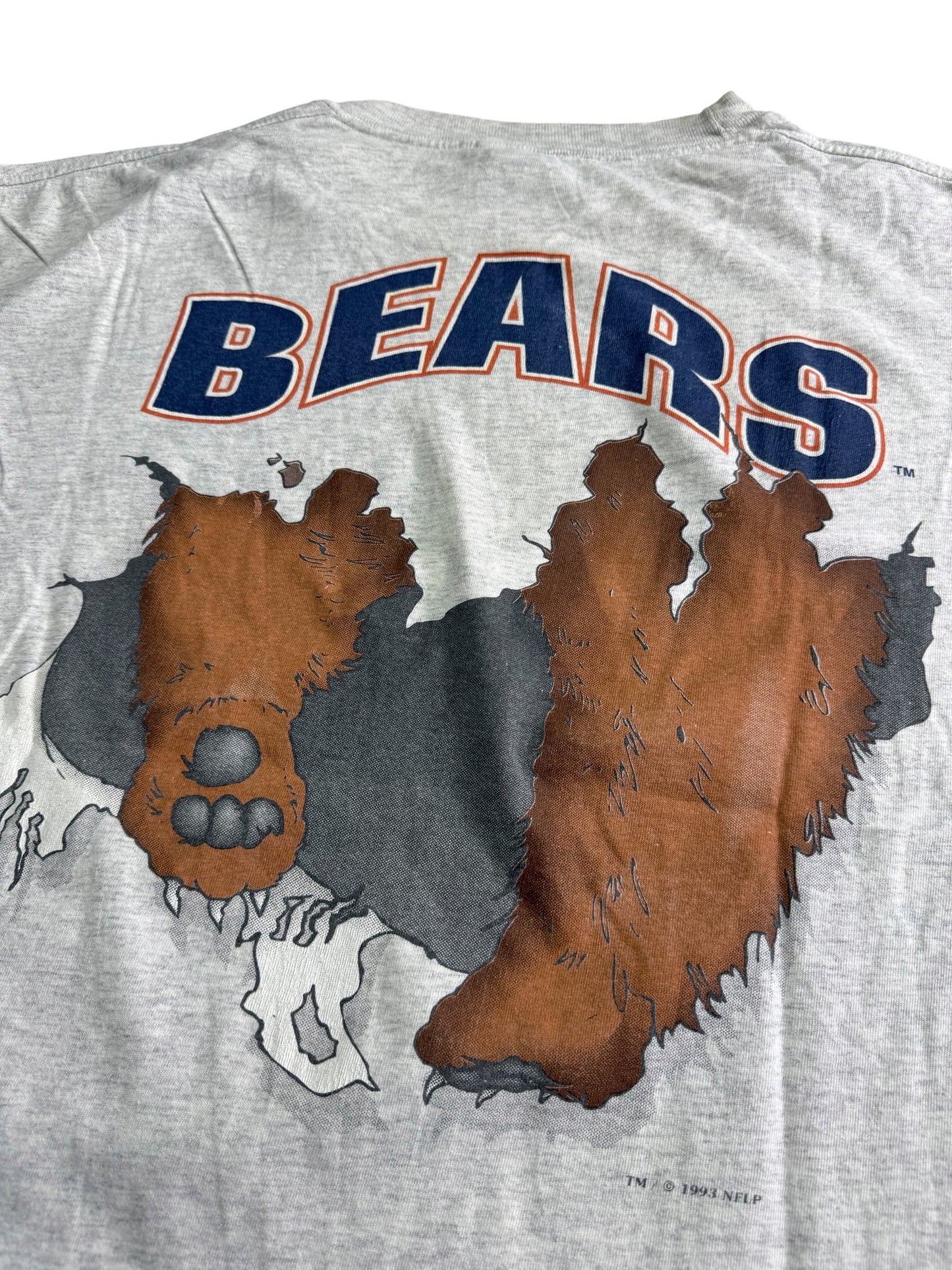 Vintage Chicago Bears Tshirt Nutmeg 1993 NFL Made in USA