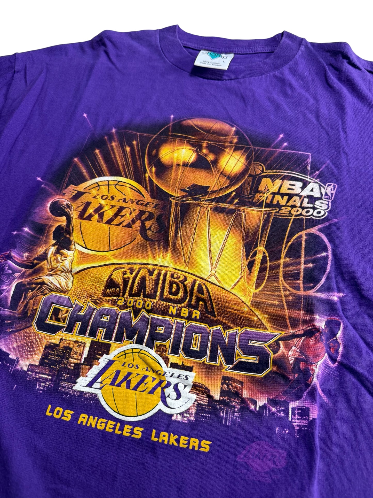 Vintage Los Angeles Lakers 2000 Final NBA Champions Tshirt