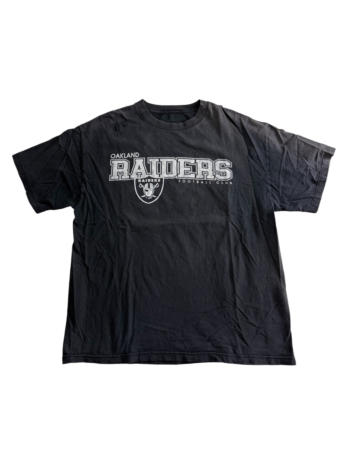Oakland Raiders Football Club Double Sided Graphic Tshirt