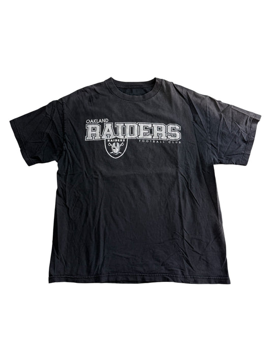 Oakland Raiders Football Club Double Sided Graphic Tshirt