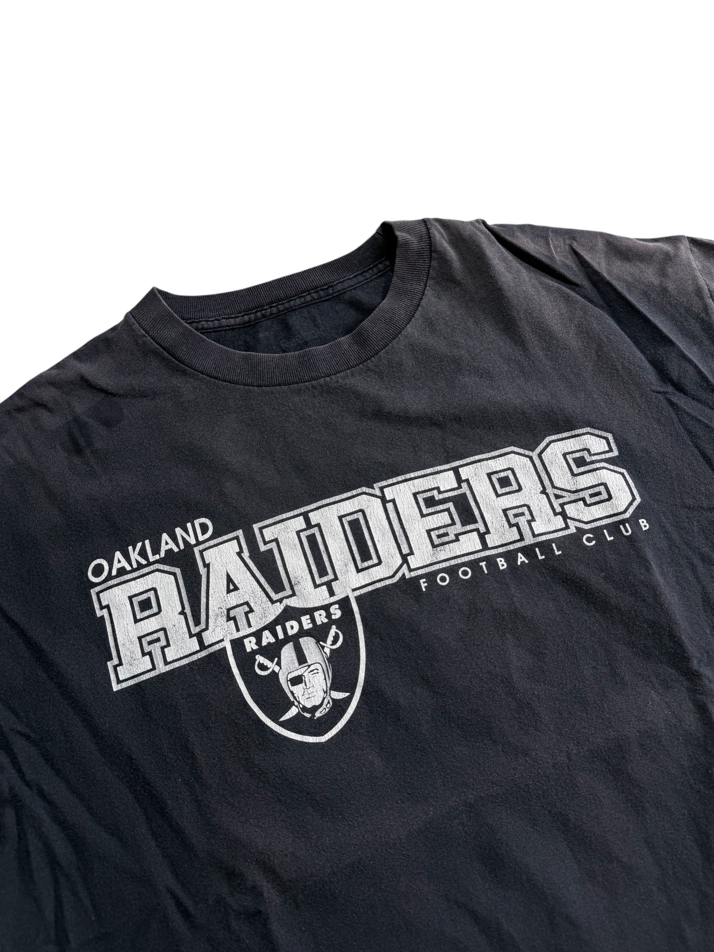 Oakland Raiders Football Club Double Sided Graphic Tshirt