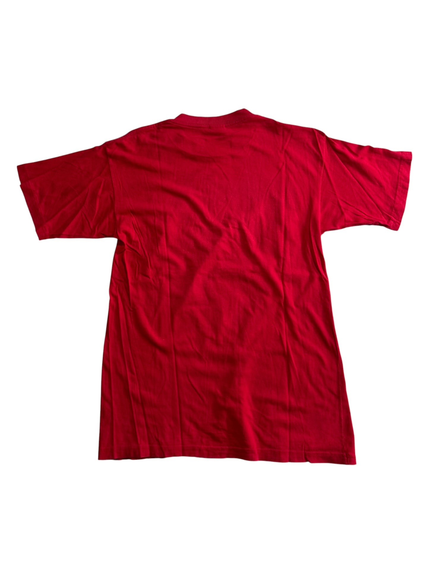 Vintage Chicago Bulls NBA Graphic Tshirt Red Basketball