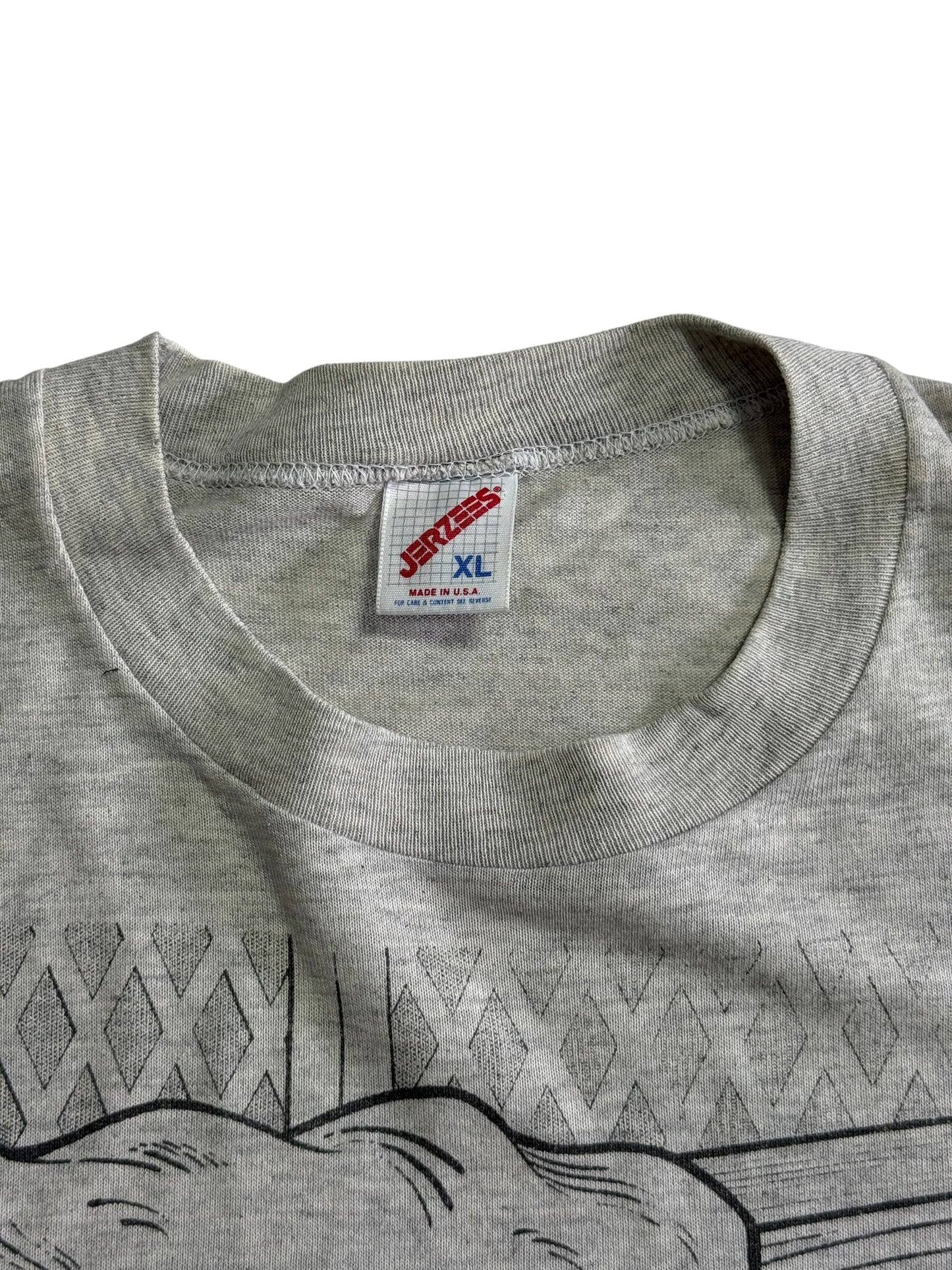 Vintage Indiana Basketball Graphic Tshirt Made In Usa