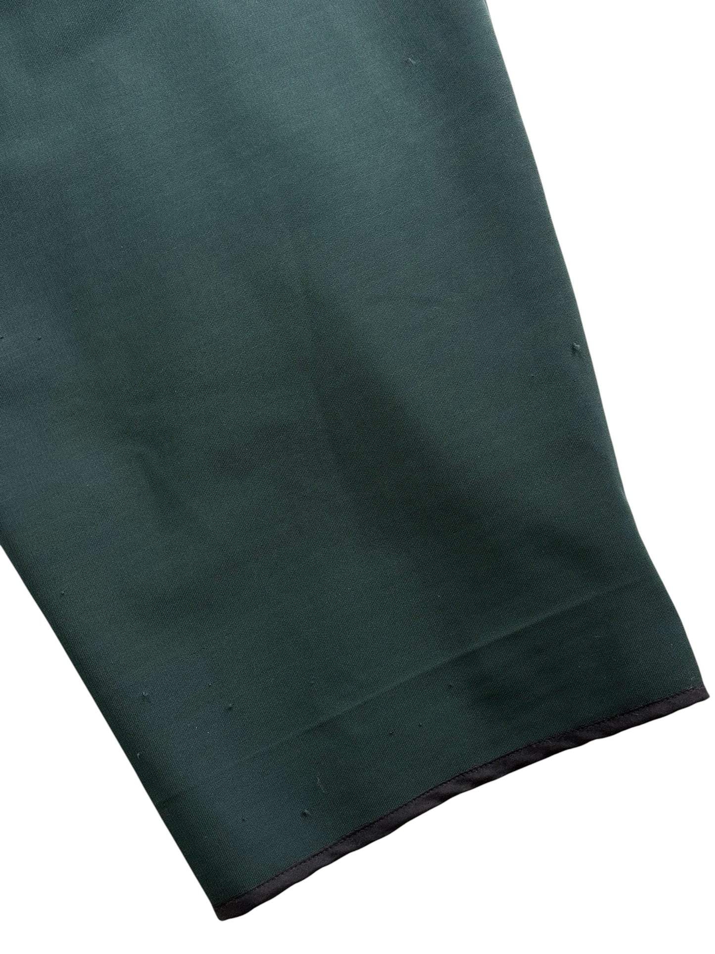 Victoria Beckham Colorblock Sheath Midi Dress Green Black Tailored Bodycon