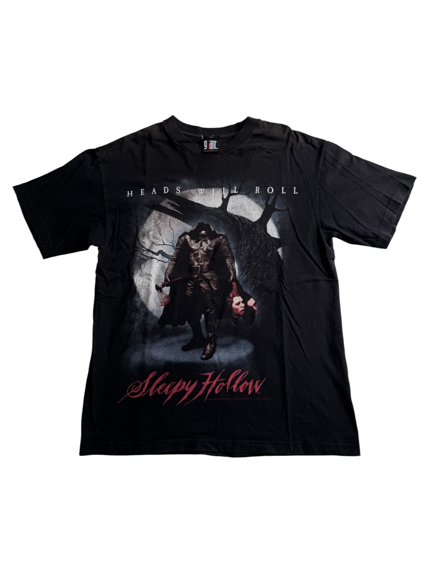 Vintage Sleepy Hollow Movie Tshirt Headless Horseman Graphic
