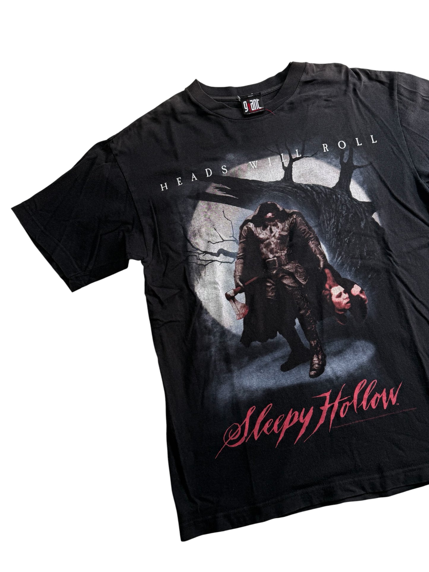 Vintage Sleepy Hollow Movie Tshirt Headless Horseman Graphic