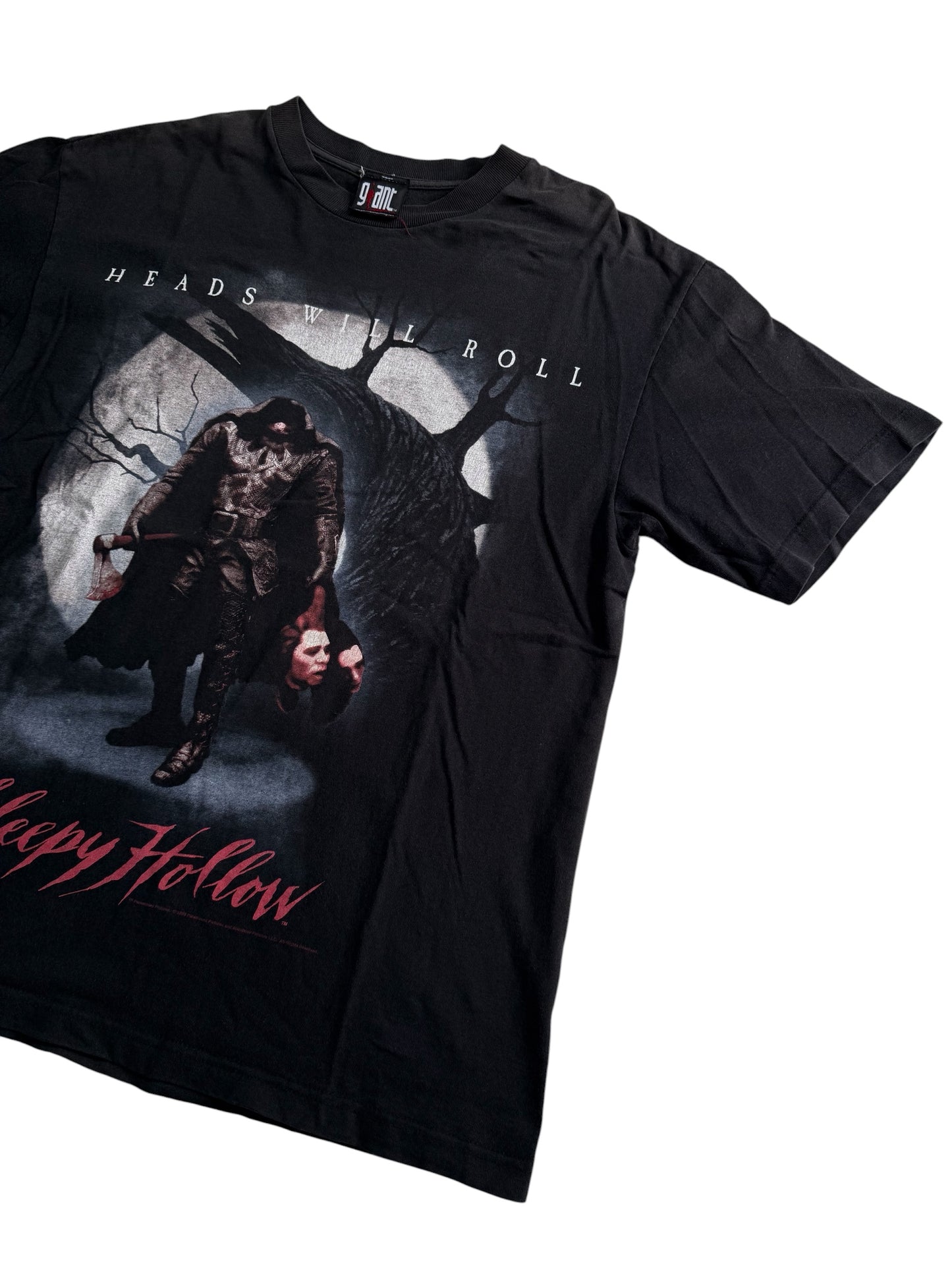 Vintage Sleepy Hollow Movie Tshirt Headless Horseman Graphic