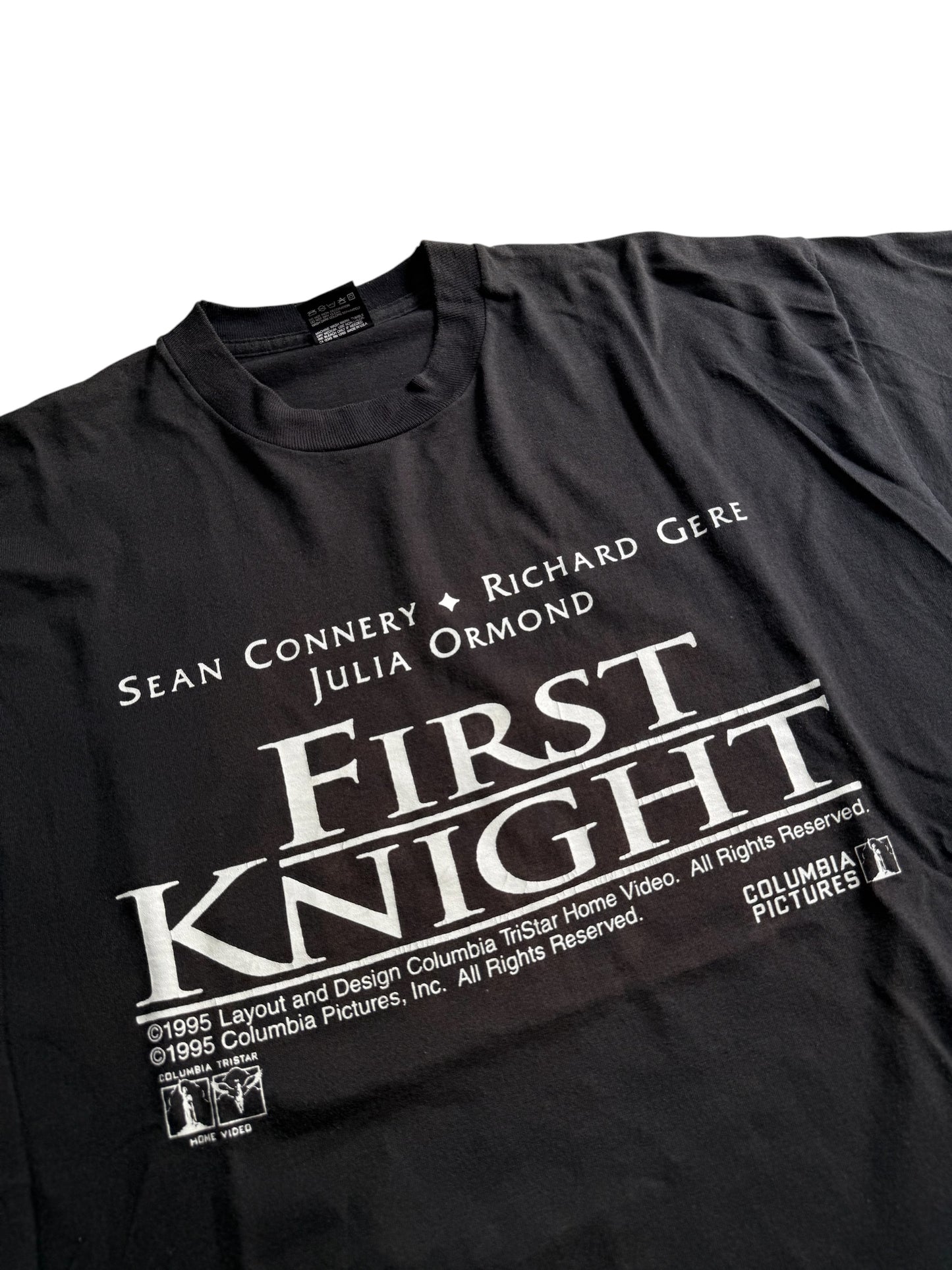Vintage 1995 First Knight Movie Promo Tshirt Columbia Pictures Richard Gere