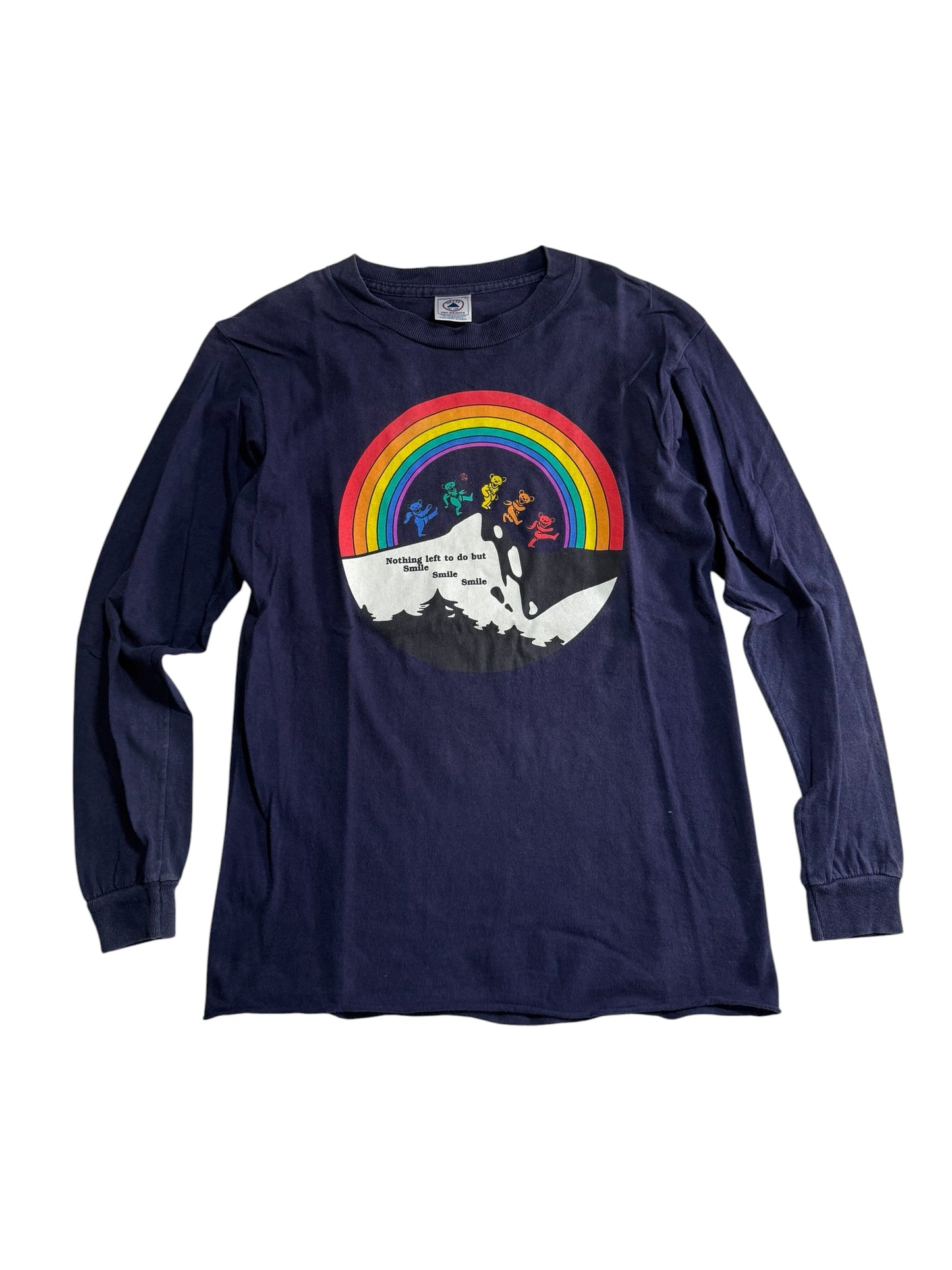 Vintage Grateful Dead Rainbow Bears Long Sleeve Tshirt