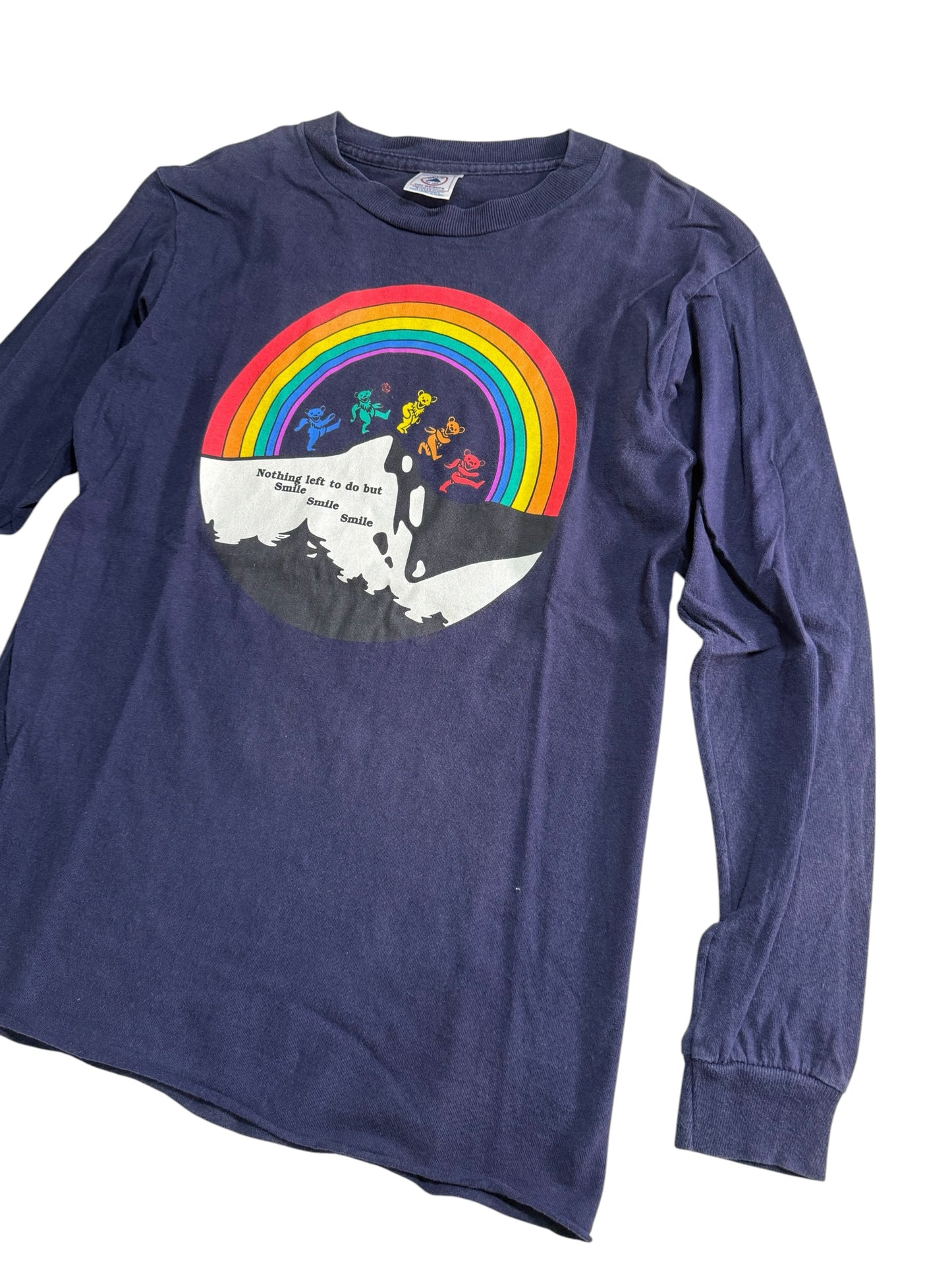 Vintage Grateful Dead Rainbow Bears Long Sleeve Tshirt