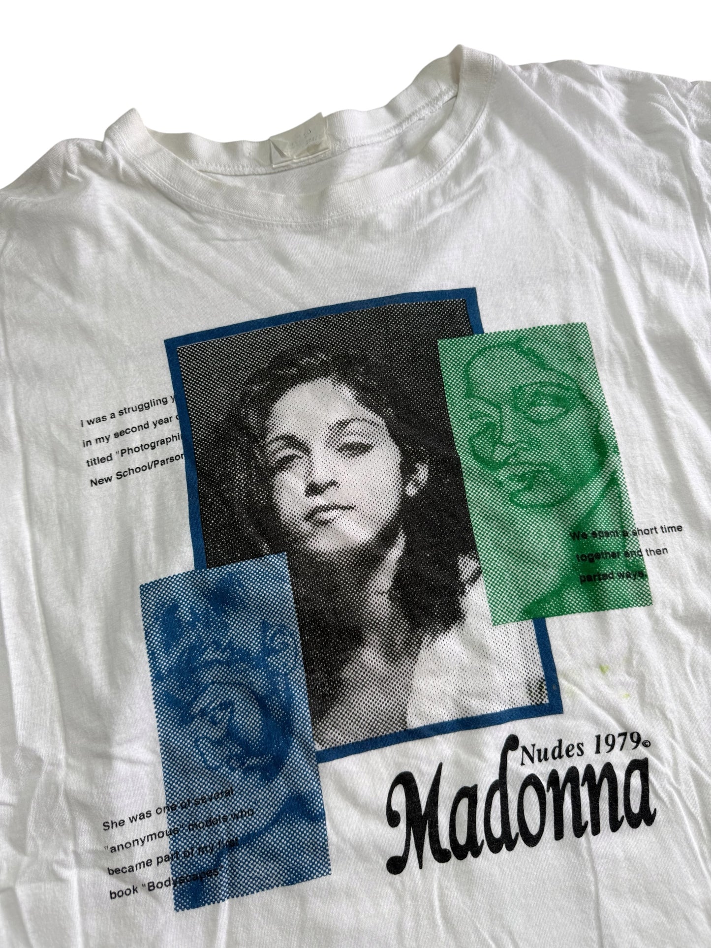 Vintage Madonna Nudes 1979 Graphic Tshirt Pop Icon