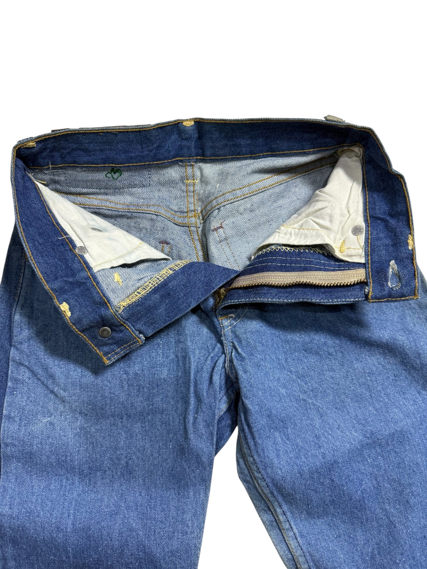 Vintage Levis 302 Denim Jeans USA Made 1960s 1970s Collectible
