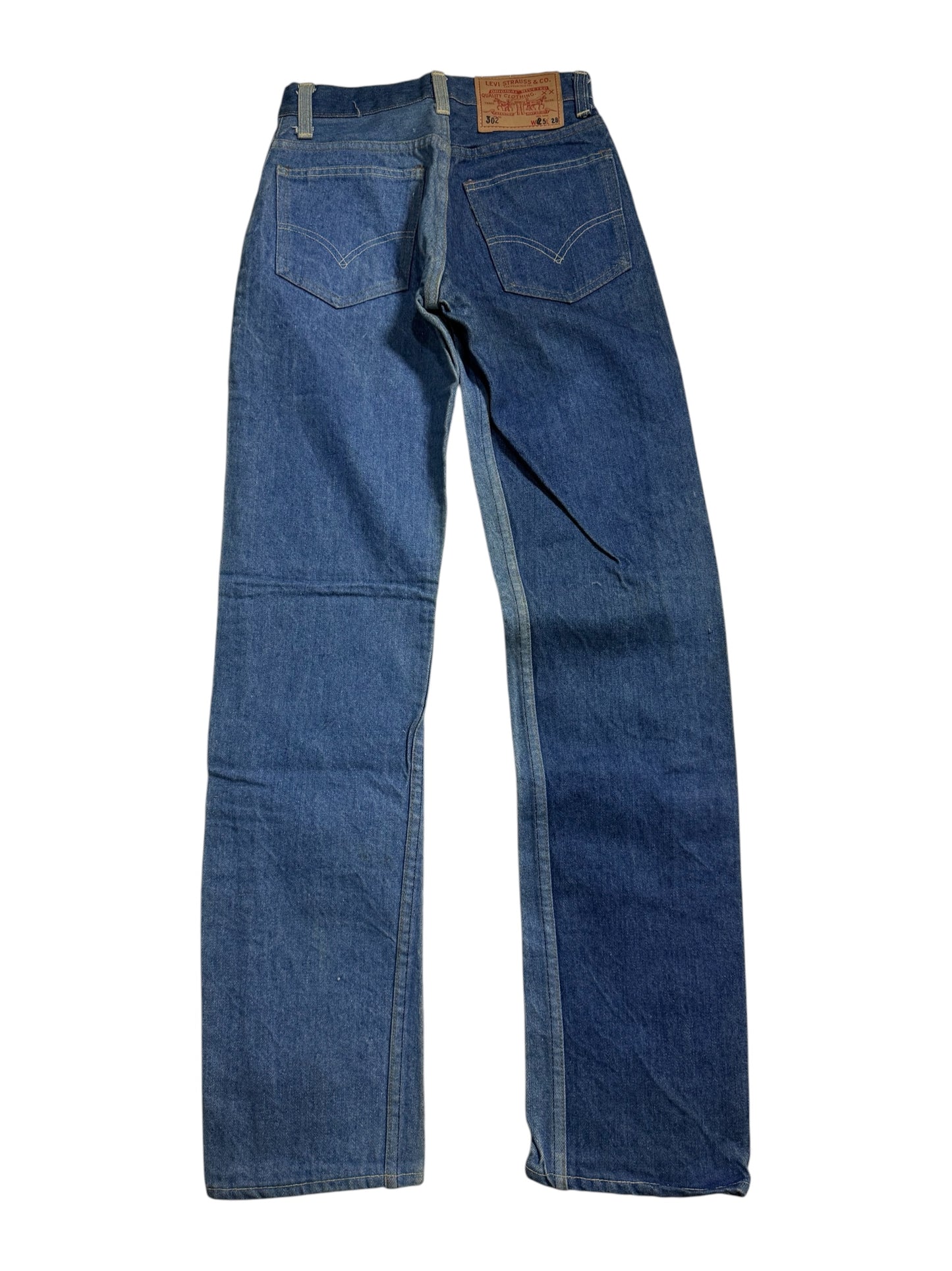 Vintage Levis 302 Denim Jeans USA Made 1960s 1970s Collectible