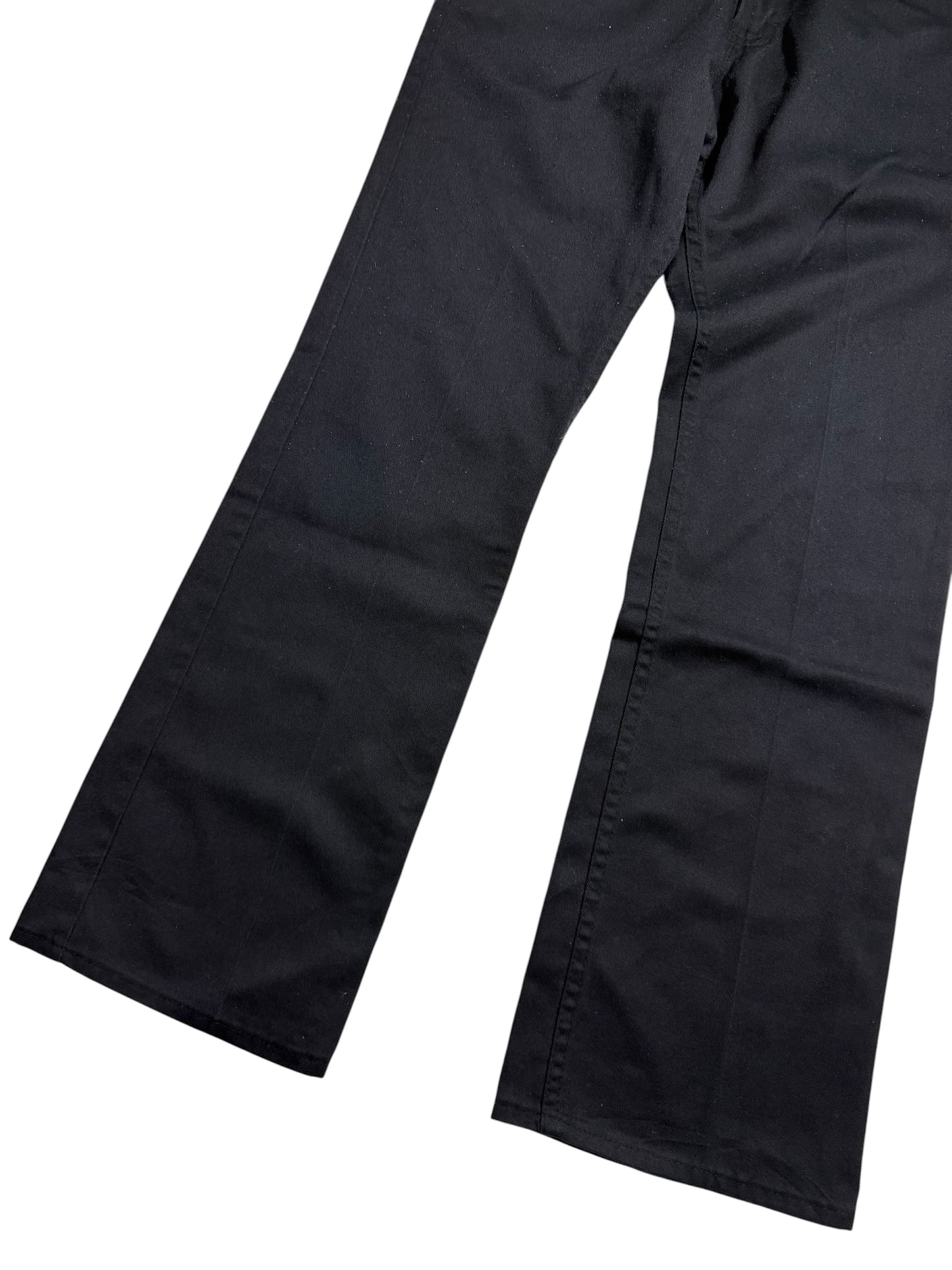Vintage Roebucks Black Work Pants Straight Fit Made In Usa