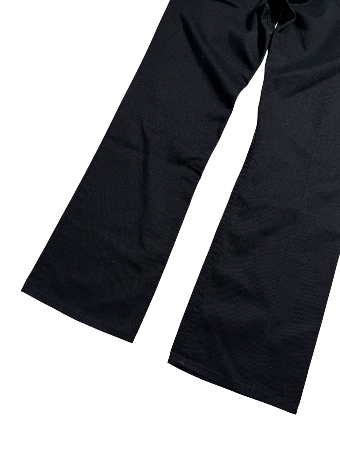 Vintage Roebucks Black Work Pants Straight Fit Made In Usa