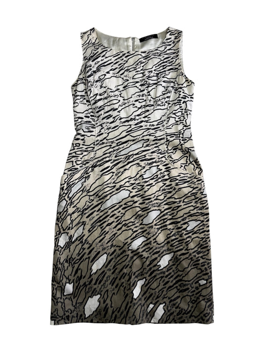 Elie Tahari Sleeveless Abstract Animal Print Dress Nordstrom Exclusive