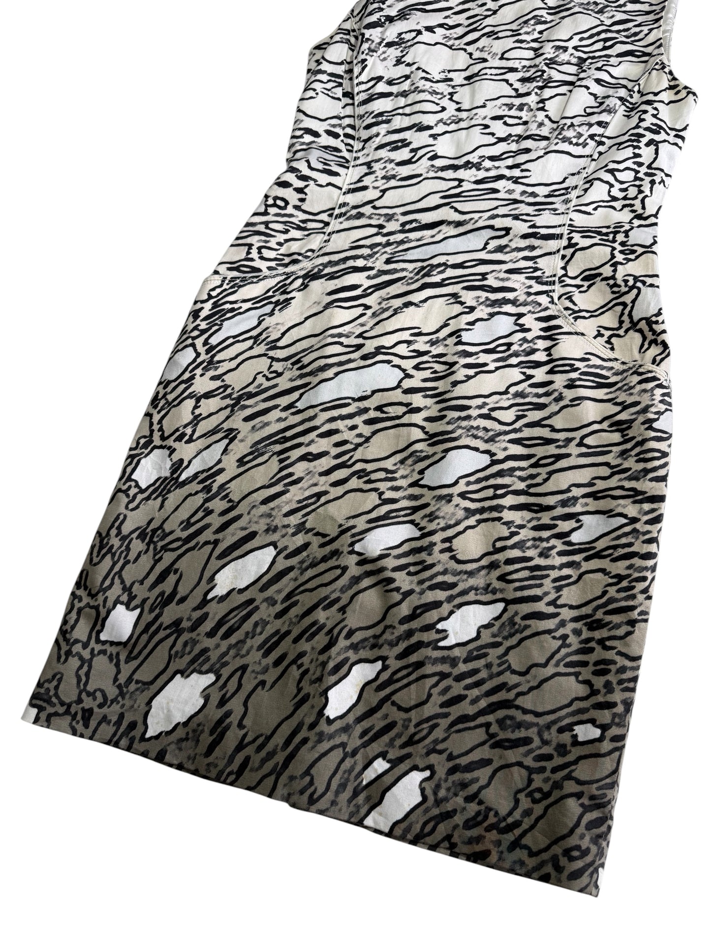 Elie Tahari Sleeveless Abstract Animal Print Dress Nordstrom Exclusive