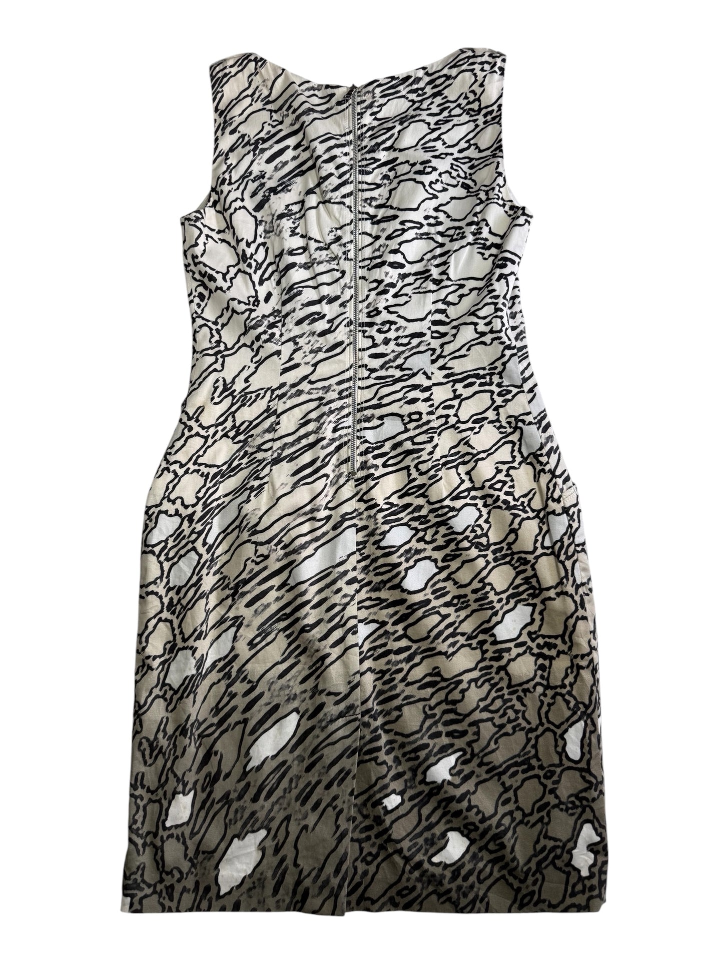 Elie Tahari Sleeveless Abstract Animal Print Dress Nordstrom Exclusive