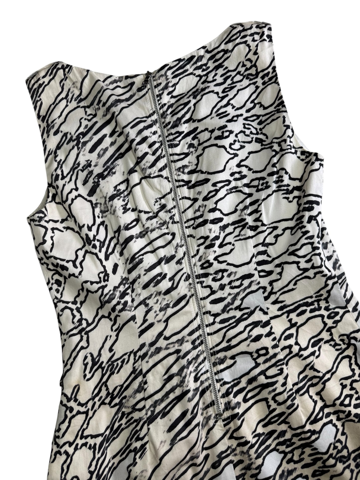 Elie Tahari Sleeveless Abstract Animal Print Dress Nordstrom Exclusive