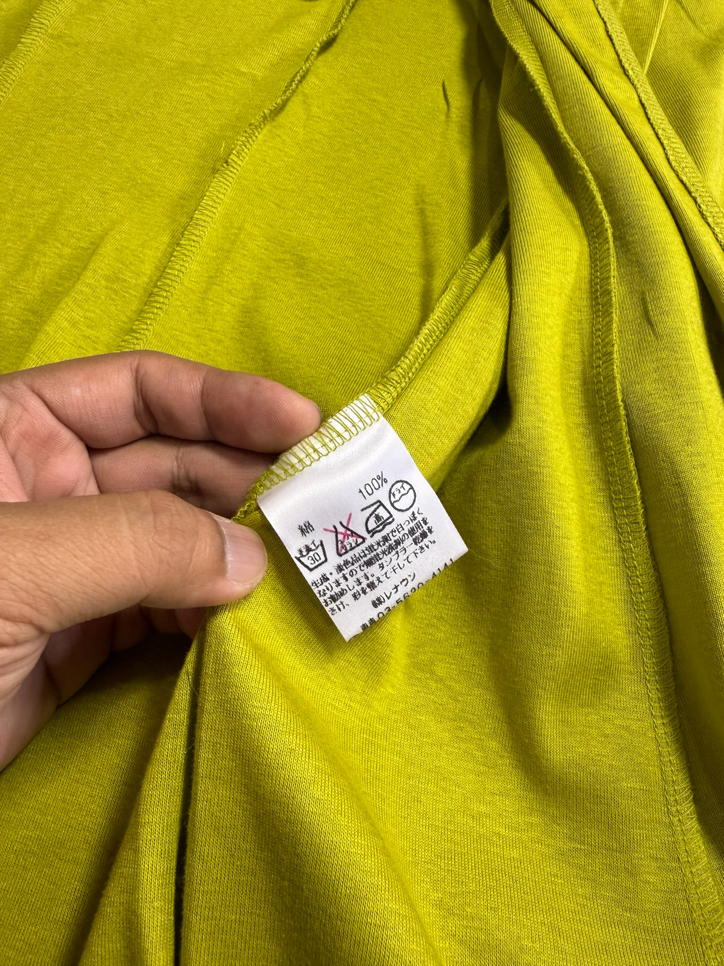 Omo Norma Kamali Japan Draped Open Front Cardigan Lime Green