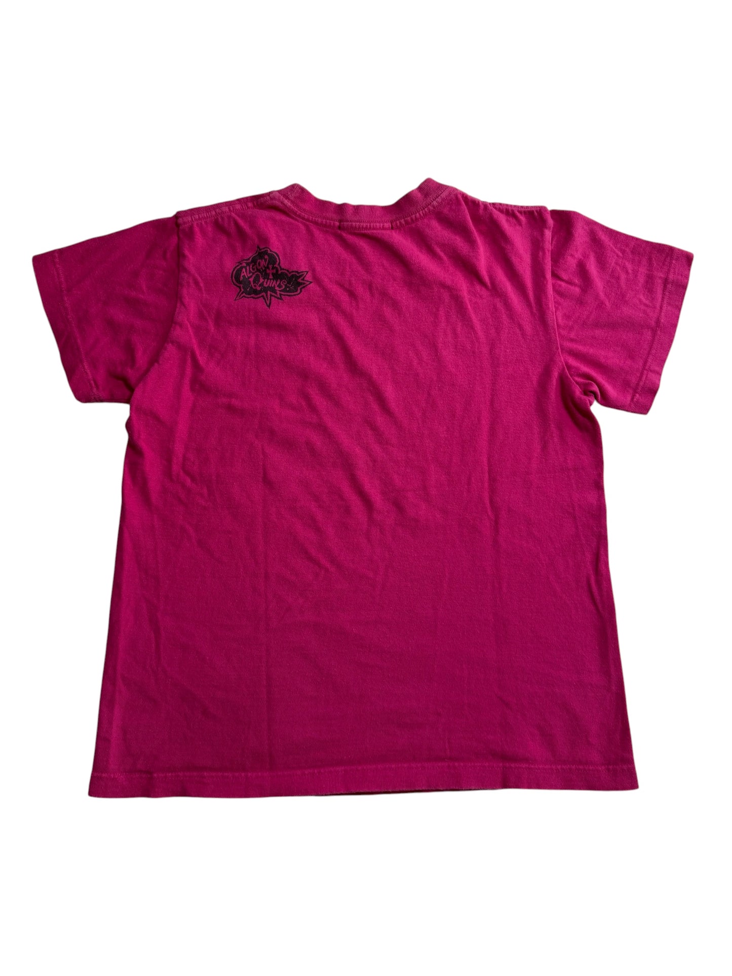 Algonquins Japan Graphic Face Print Pink Tshirt