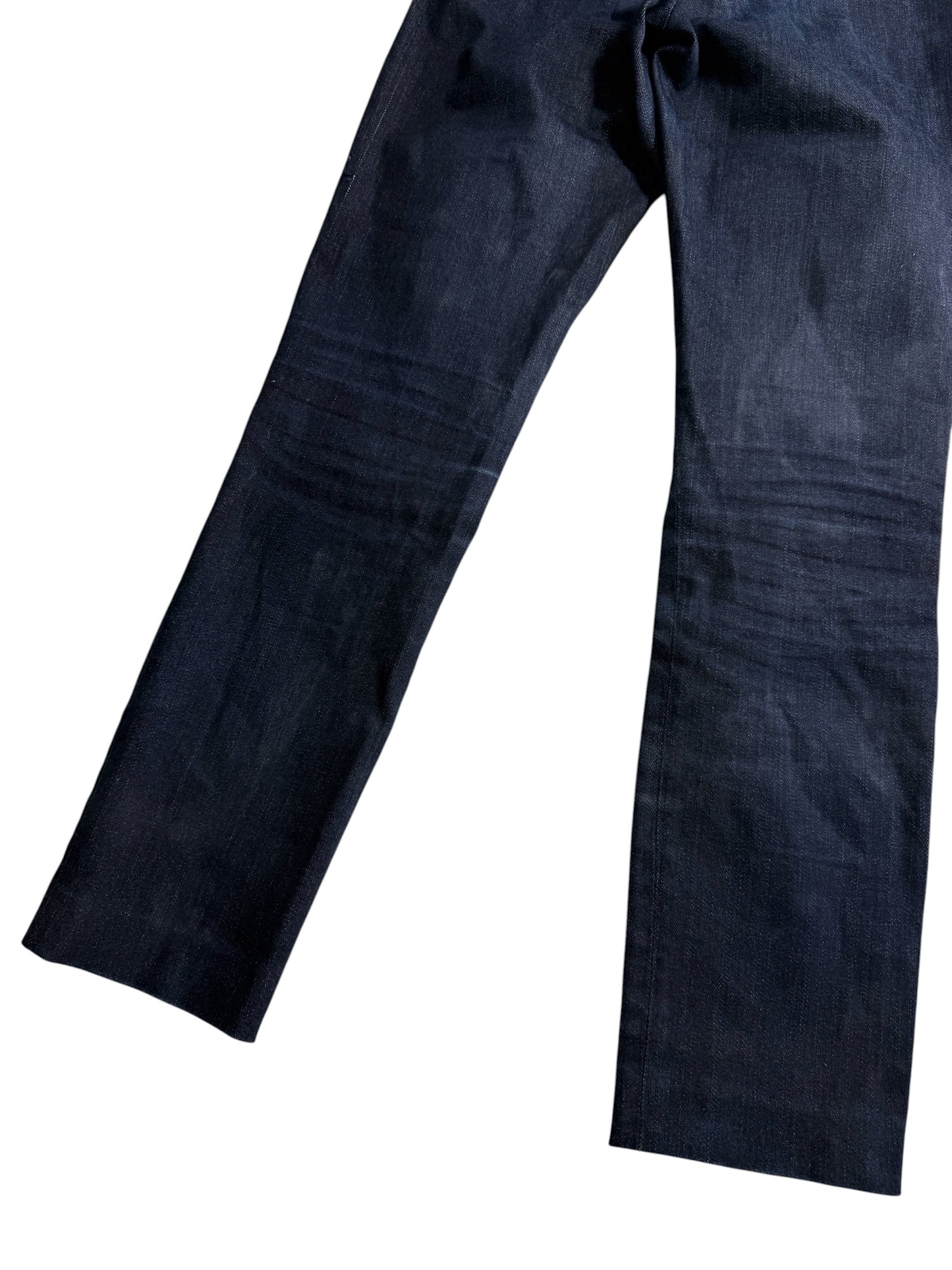Acne Studios Skin Rinse Stretch Denim Jeans Slim Fit Dark Indigo