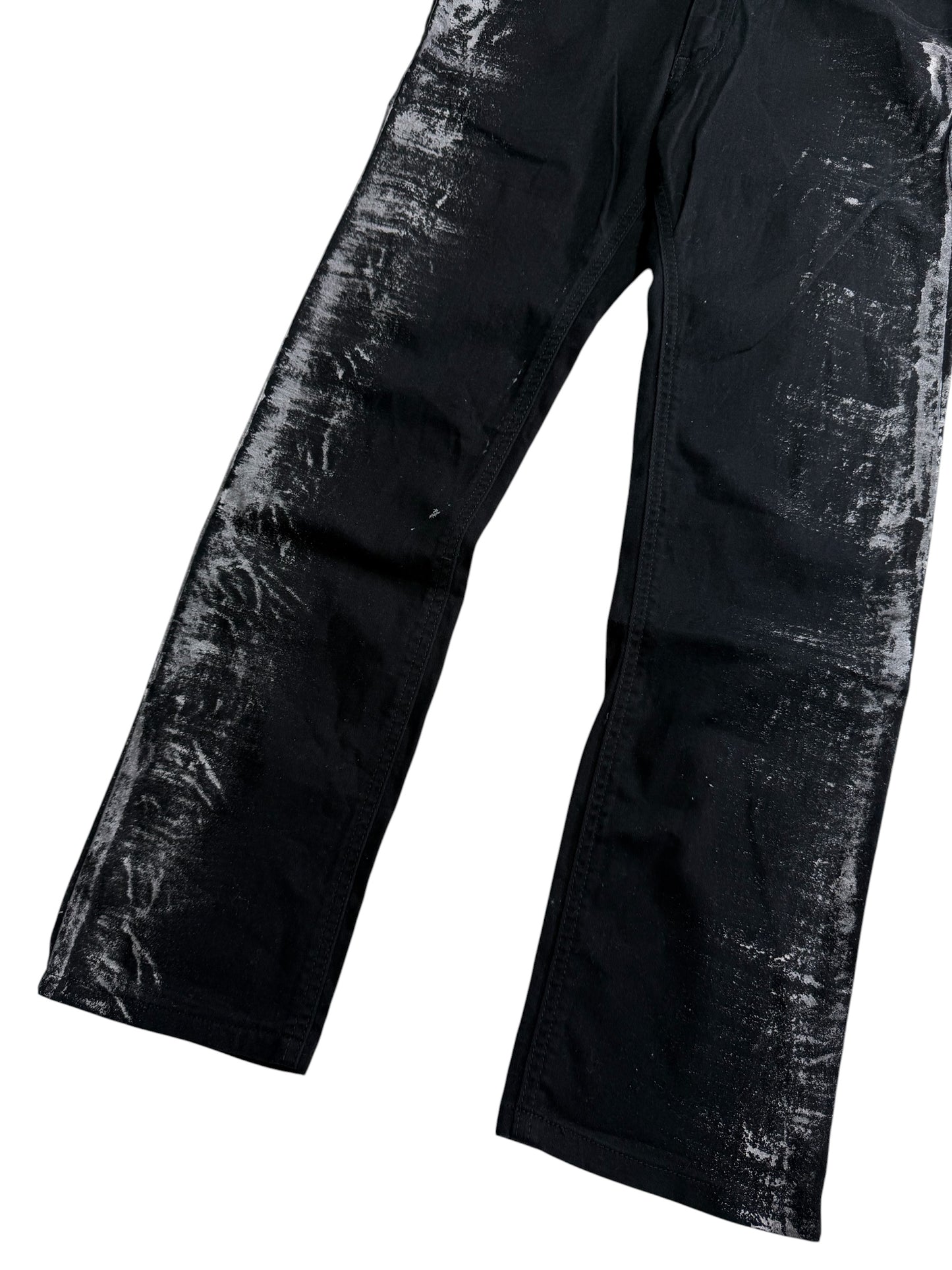 Rad Custom Special Edition Black Distressed Pants Punk Streetwear