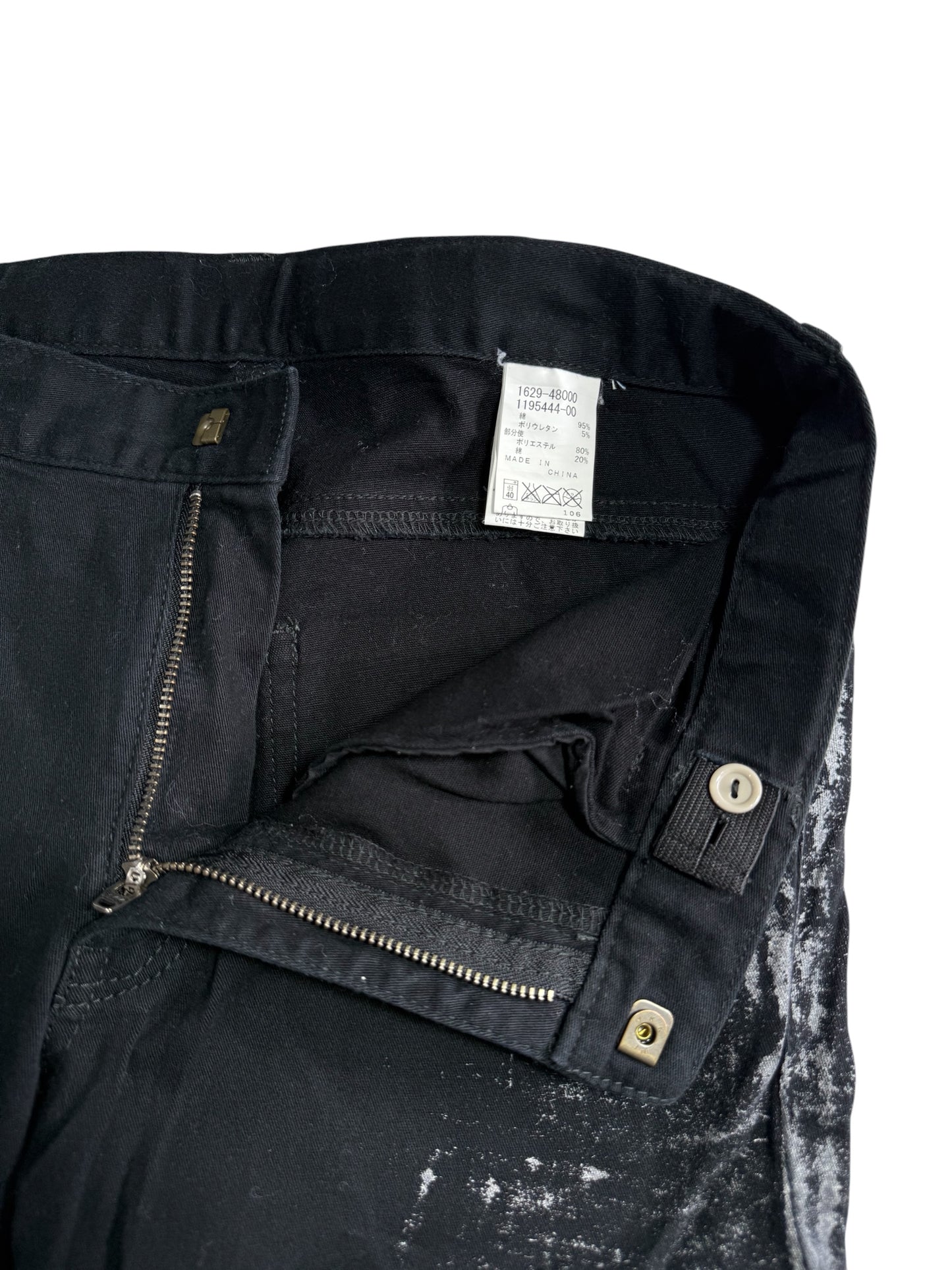 Rad Custom Special Edition Black Distressed Pants Punk Streetwear