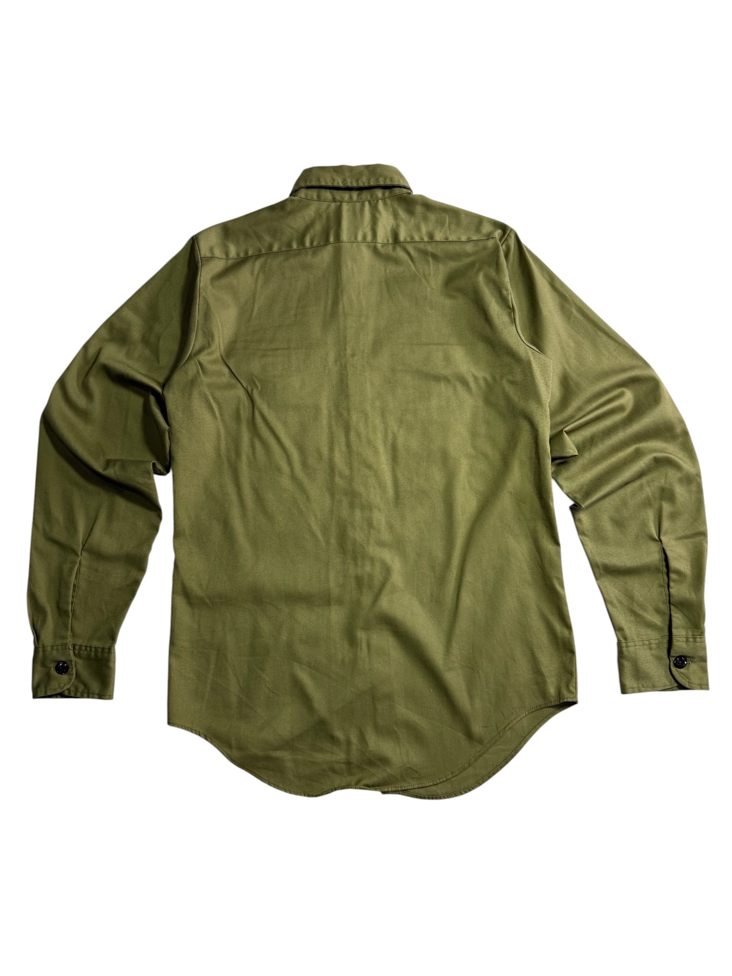 Vintage 1960s-70s Boy Scouts of America Olive Utility Shirt