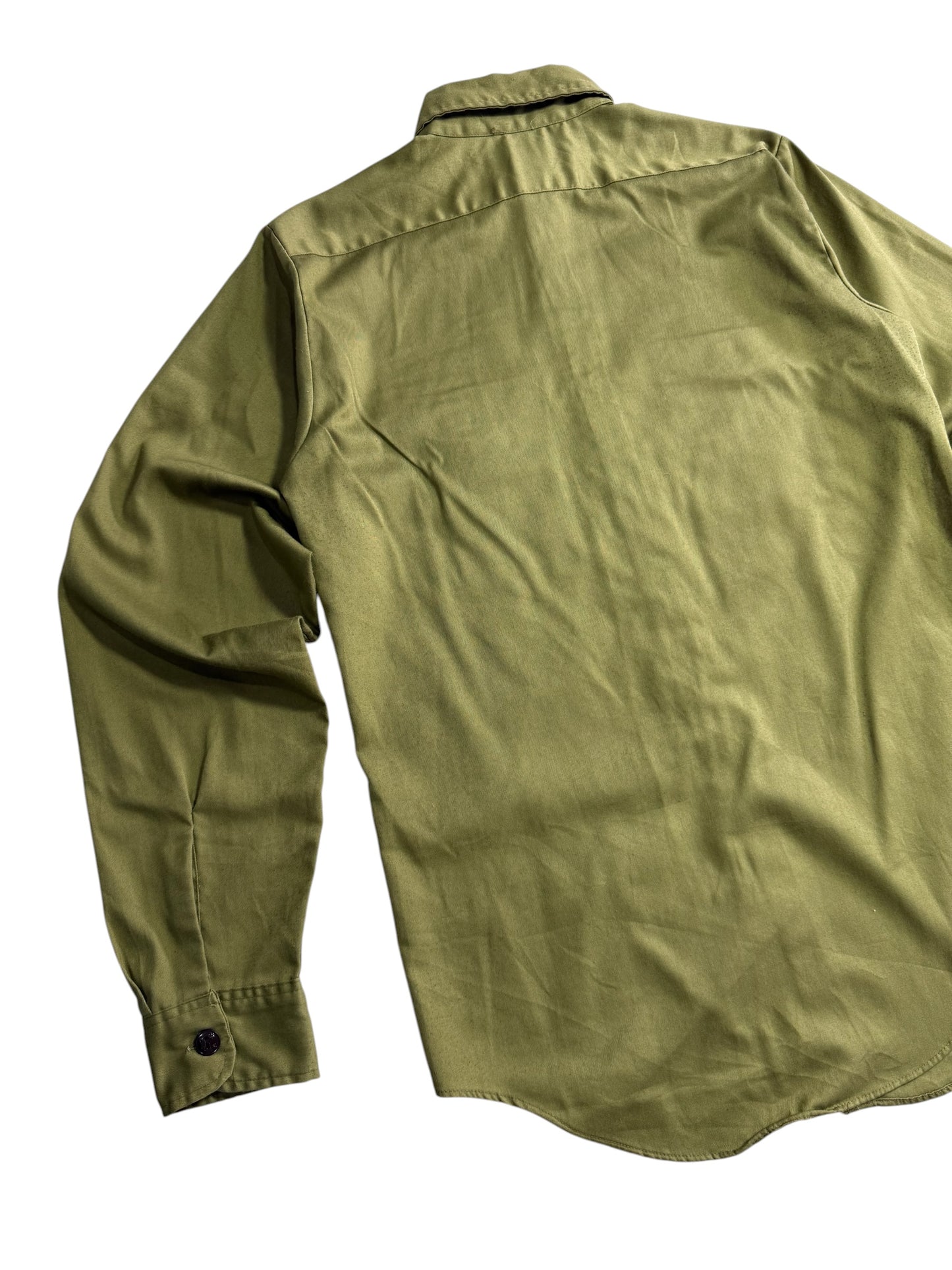 Vintage 1960s-70s Boy Scouts of America Olive Utility Shirt