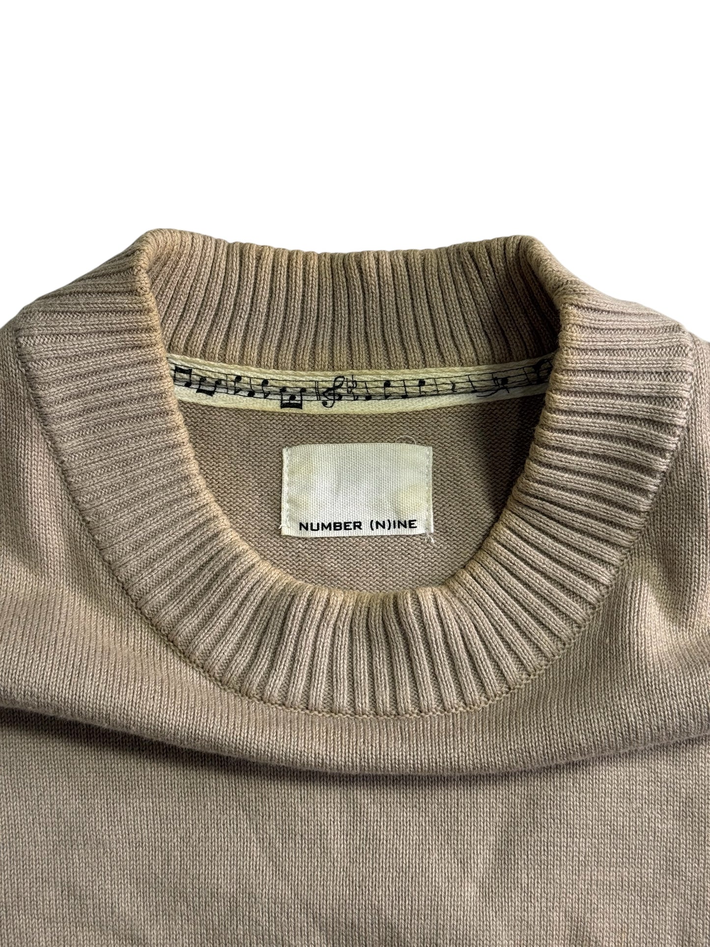Vintage Number (N)ine Patchwork Knit Sweatshirt Tshirt