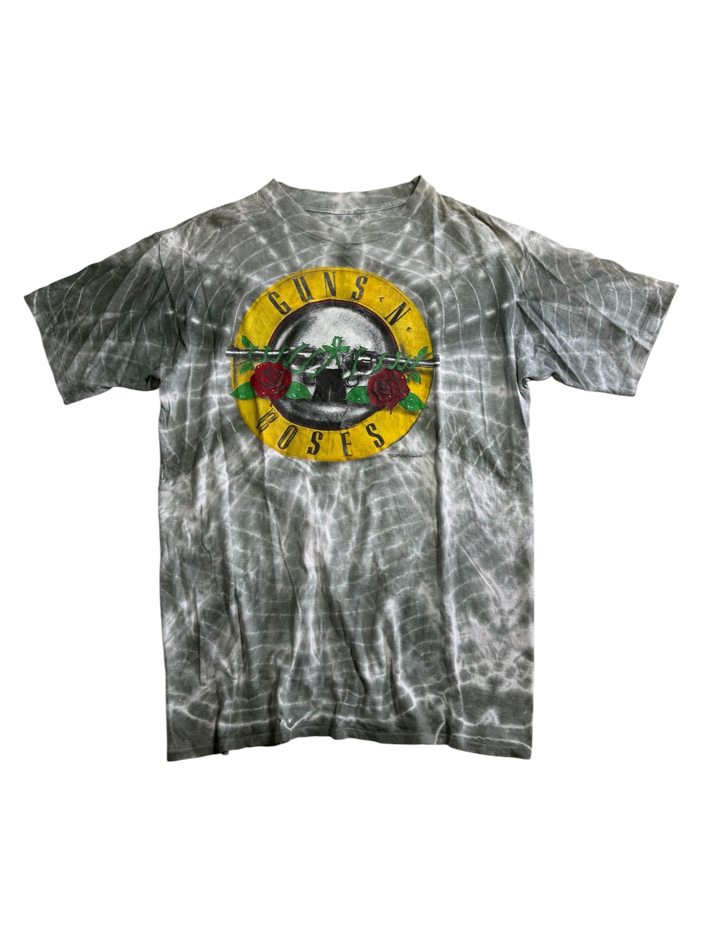Vintage 1987 Guns N Roses Tshirt Brockum Licensed Band Tie Dye
