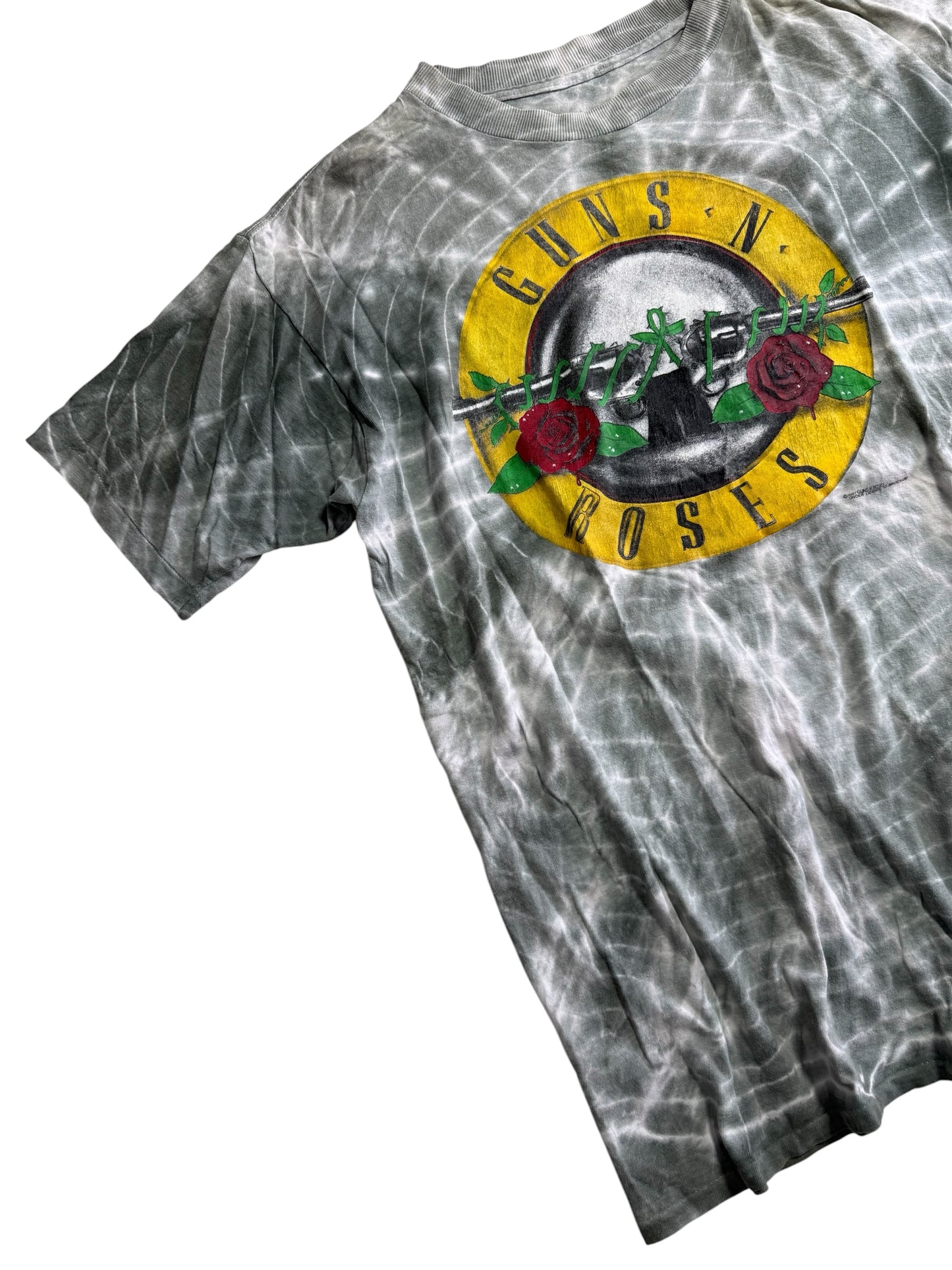Vintage 1987 Guns N Roses Tshirt Brockum Licensed Band Tie Dye