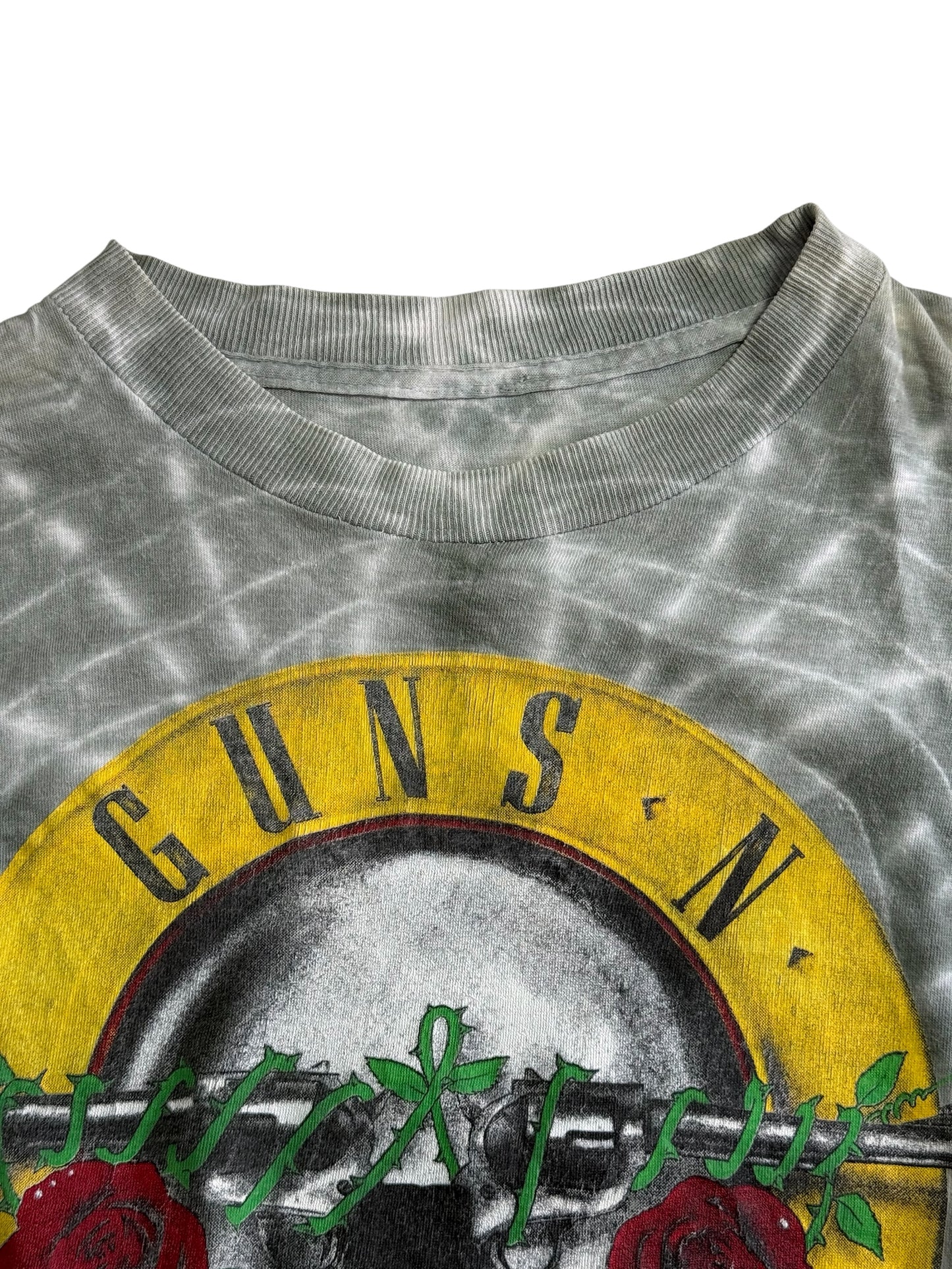 Vintage 1987 Guns N Roses Tshirt Brockum Licensed Band Tie Dye