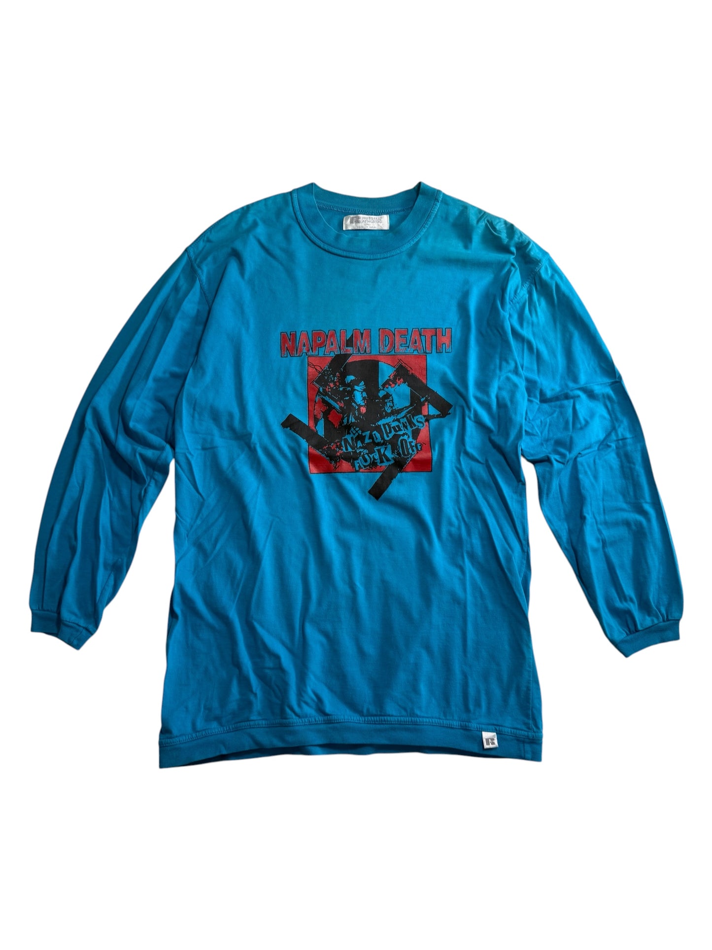 Napalm Death Nazi Punks Fuck Off Band Tshirt Bootleg