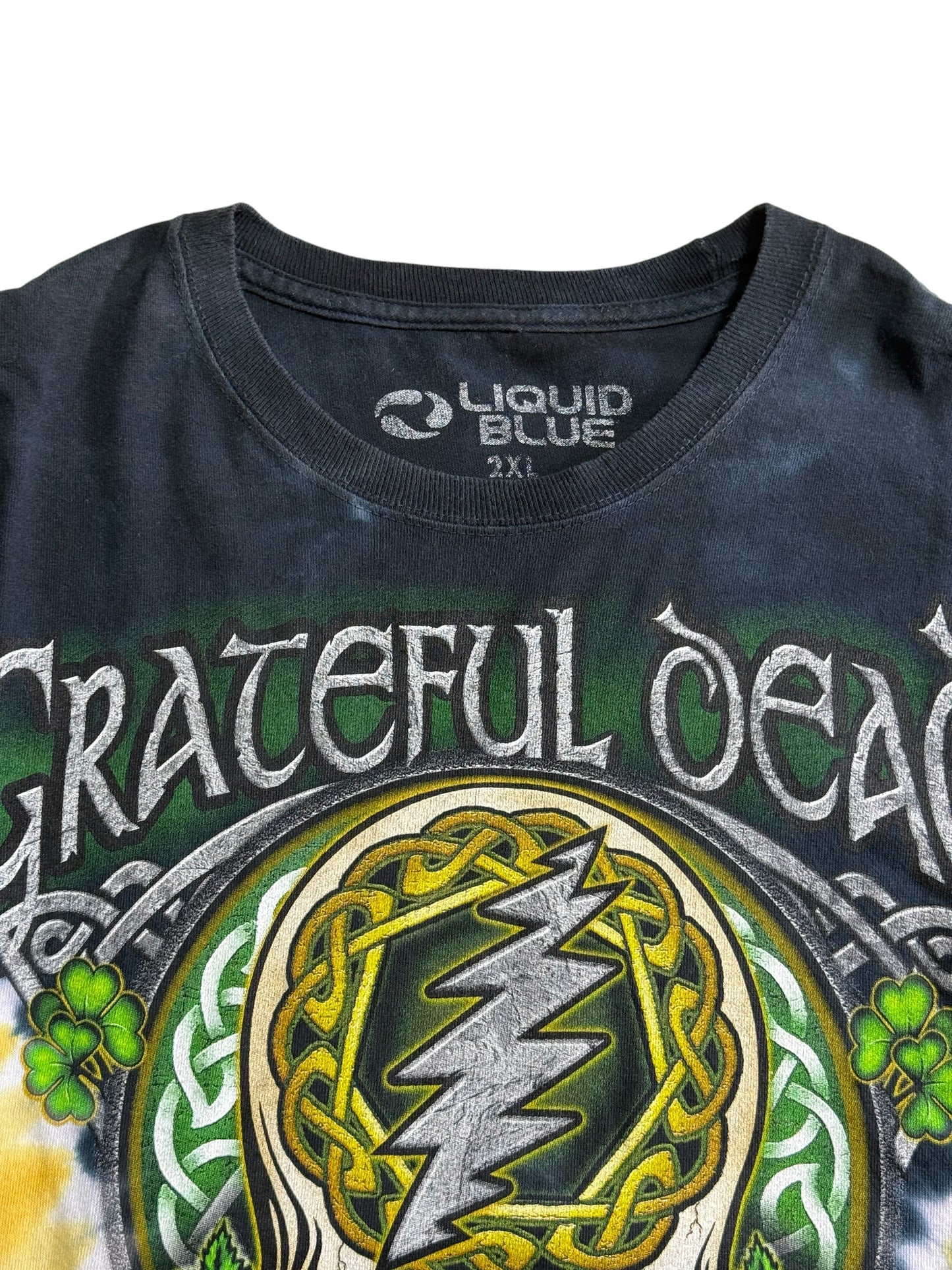 Grateful Dead Tie Dye Band Tshirt Liquid Blue Oversized