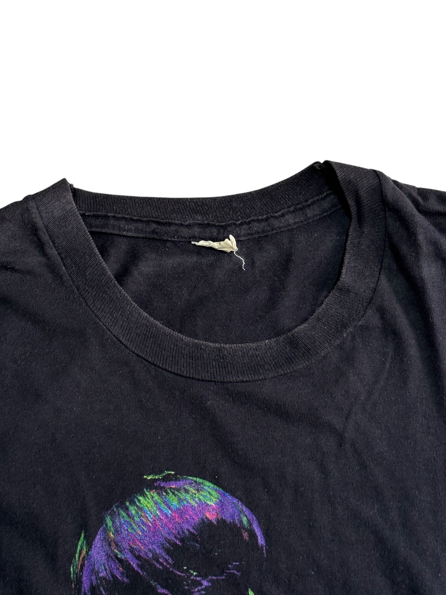 Vintage Paul Weller The Jam Guitarist Graphic Tshirt Glitch Effect