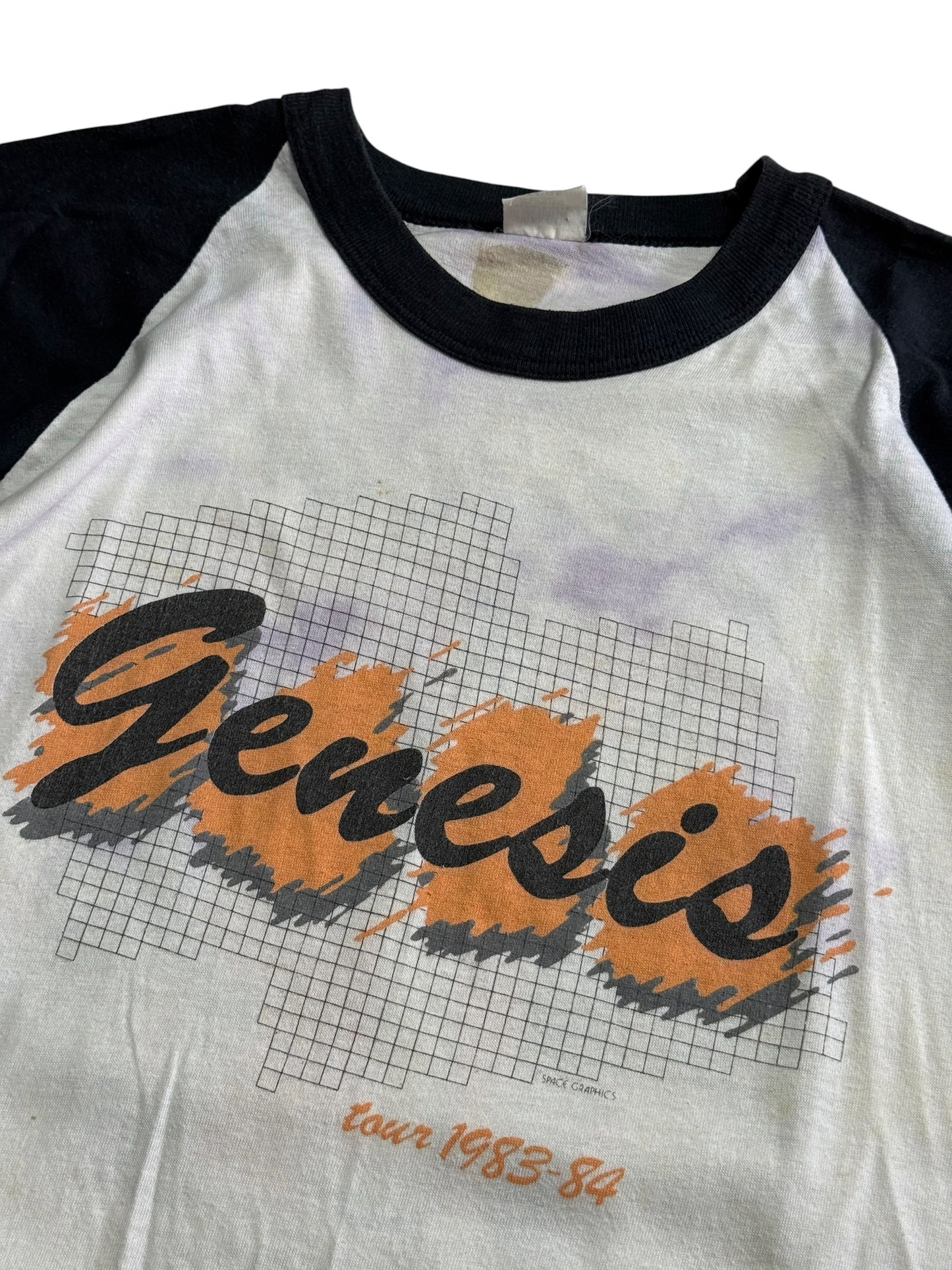 Vintage Genesis Tour 1983–84 Raglan Tshirt