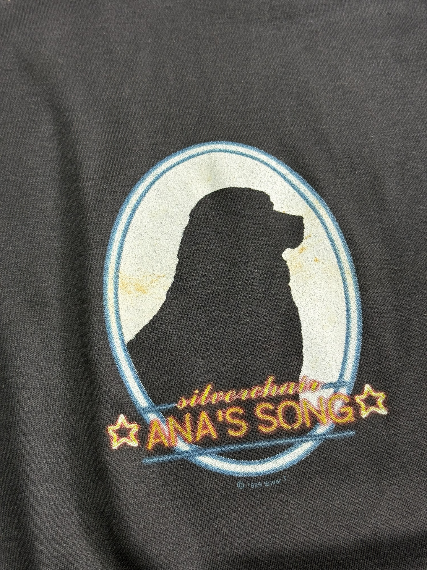 Vintage 1999 Silverchair Ana’s Song Graphic Tshirt Rare Fan Club Tee