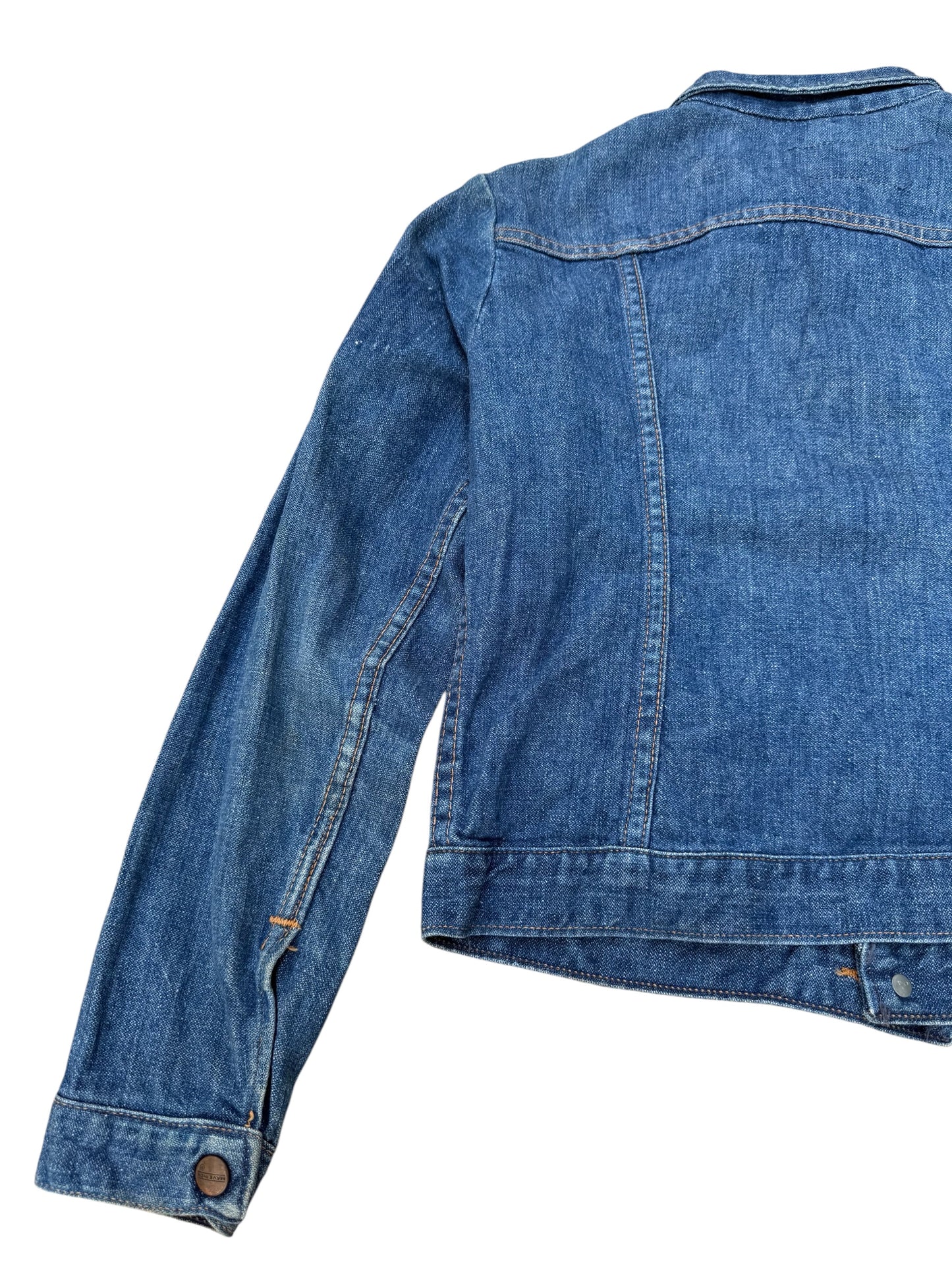 Vintage 1960s–70s Maverick Selvedge Denim Jacket Kids Made in USA