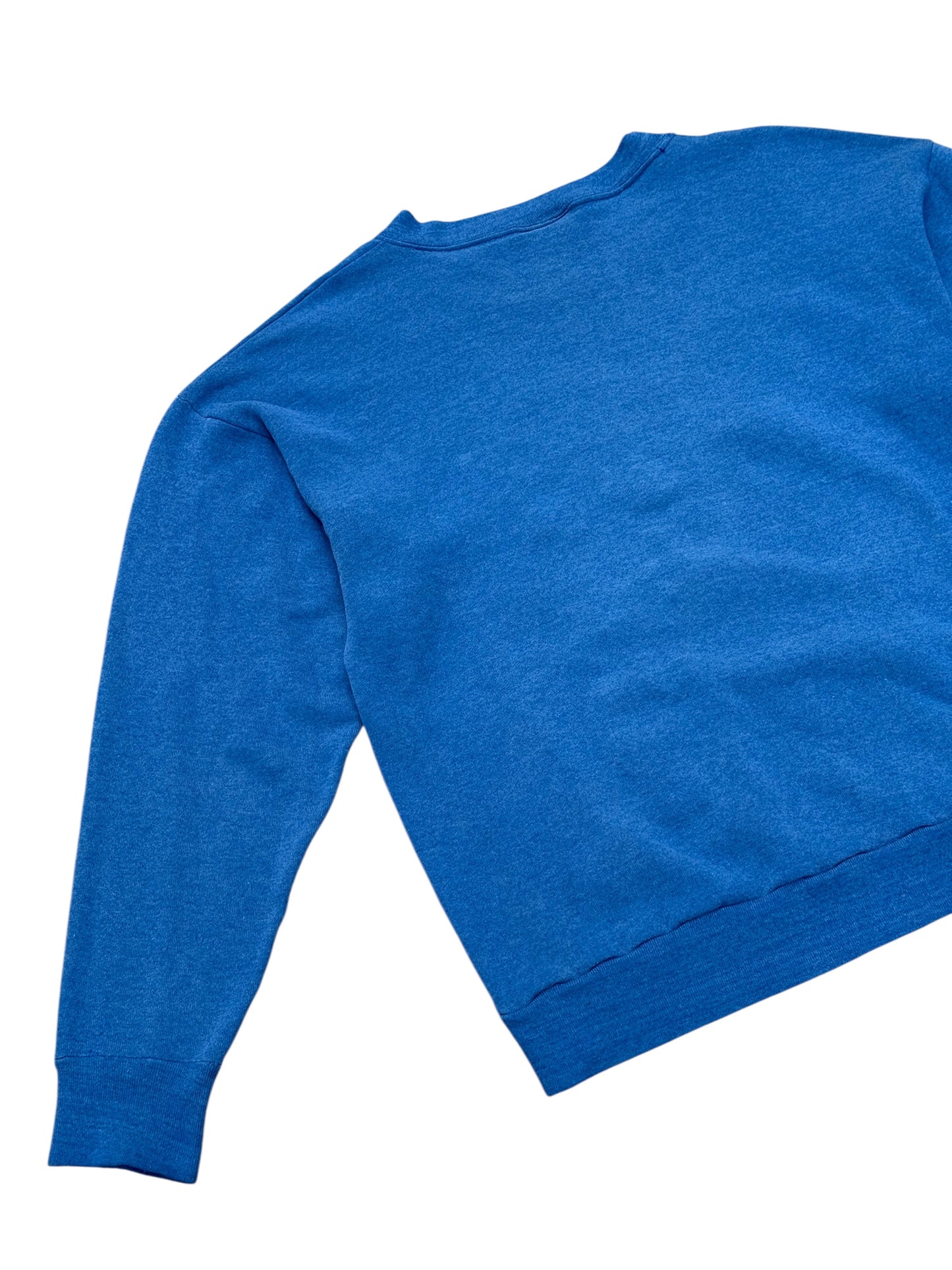 Vintage 1980s–90s Playboy Sweatshirt Blue Crewneck with Bunny Logo Print Made in USA