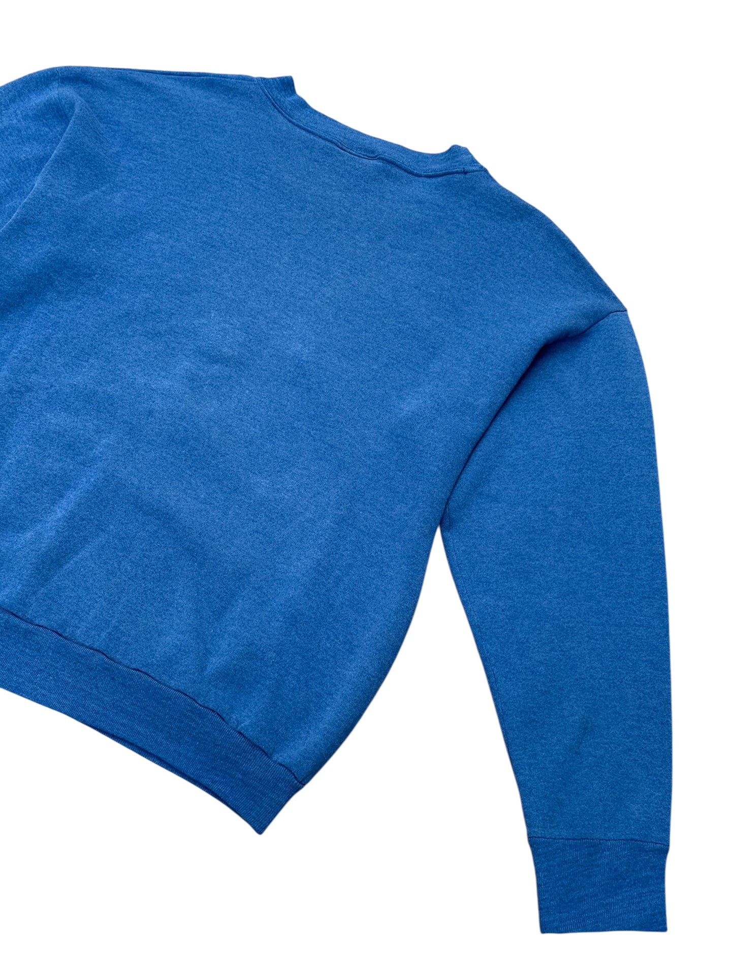 Vintage 1980s–90s Playboy Sweatshirt Blue Crewneck with Bunny Logo Print Made in USA