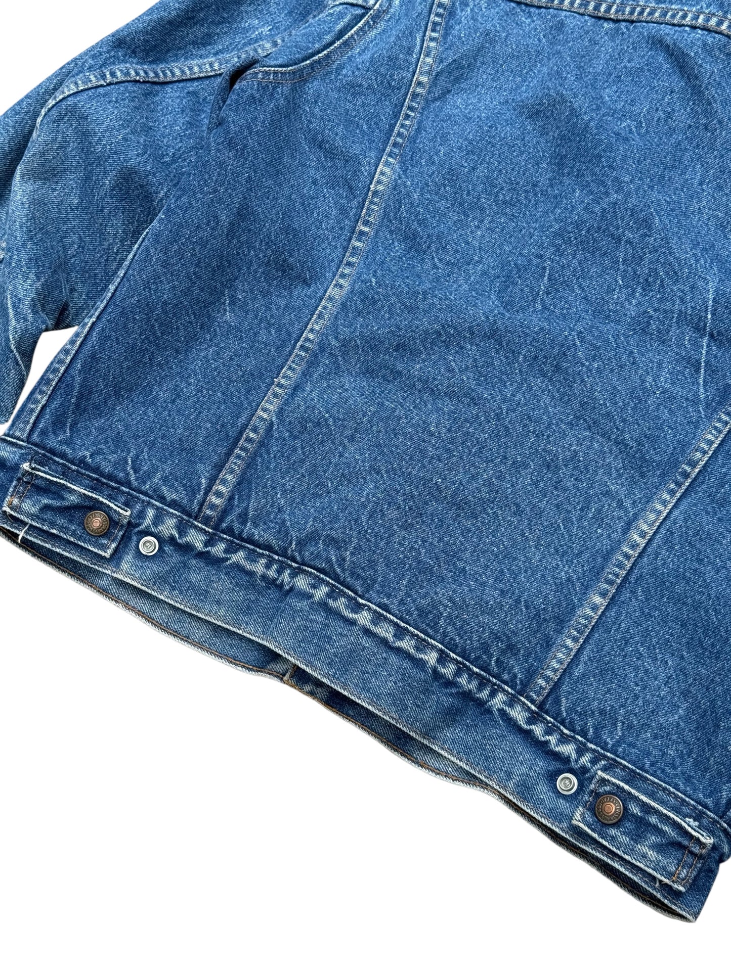 Vintage Levi’s 70605 Sherpa Trucker Jacket Size 42 – 80s USA Made Denim Shearling