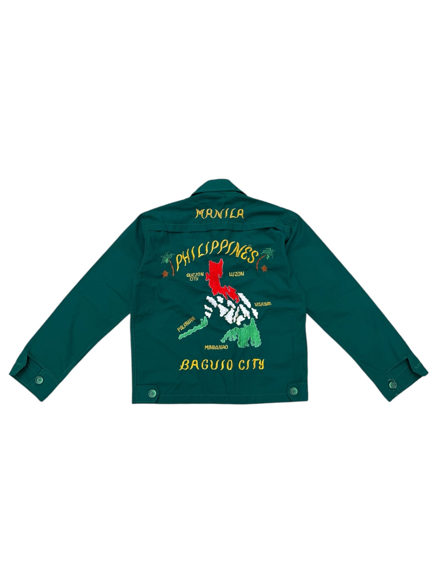 Vintage 60s 70s Philippine Souvenir Jacket