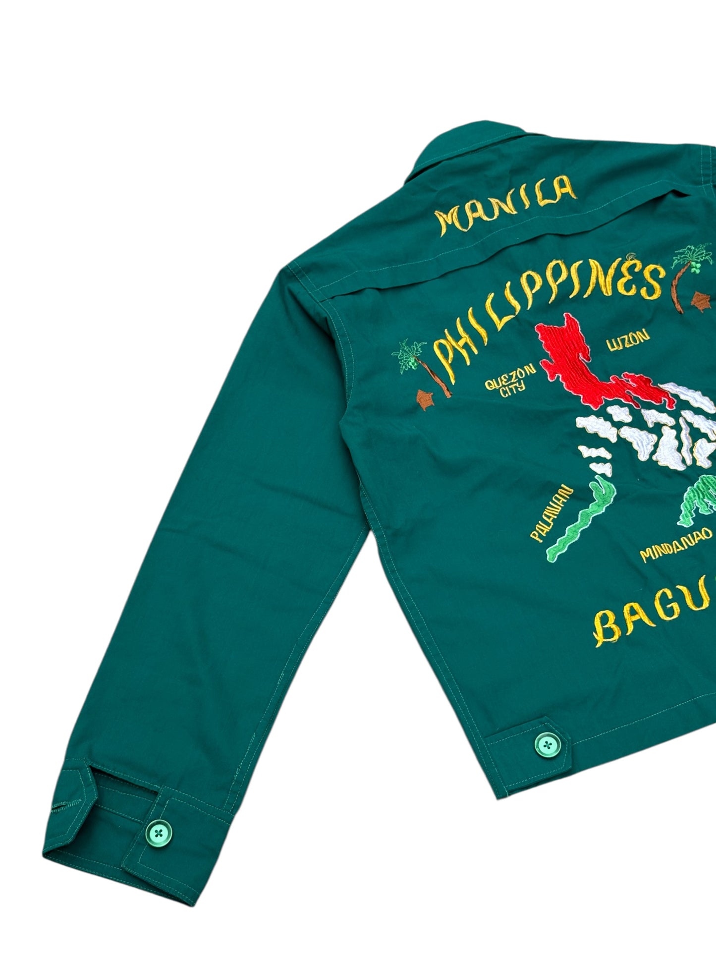 Vintage 60s 70s Philippine Souvenir Jacket